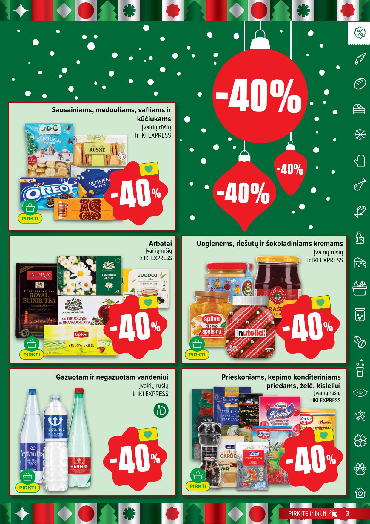 Naujausias IKI kaininis katalogas 2025.12.08 - 2025.12.14