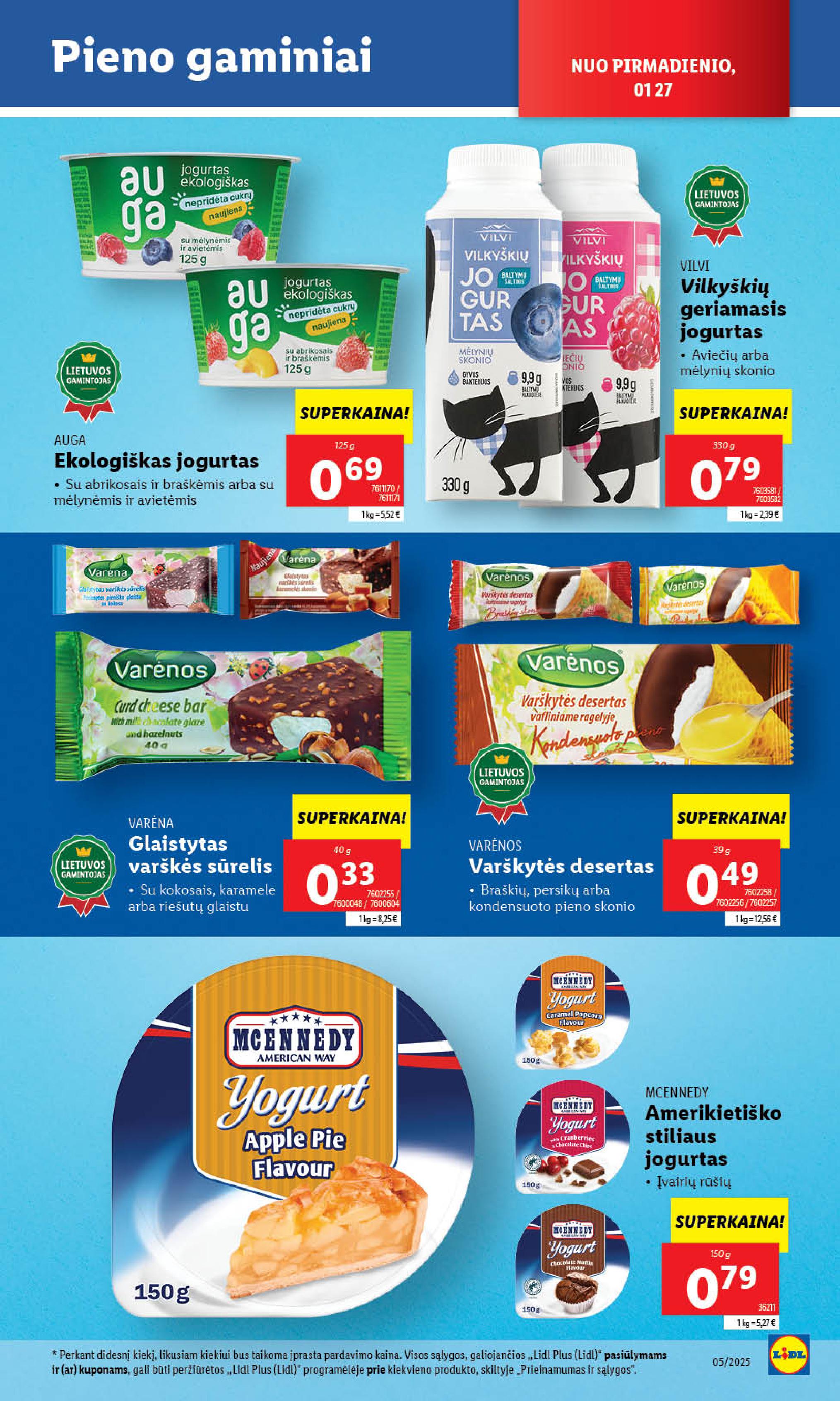 Naujausias LIDL kaininis katalogas 2025.01.27 - 2025.02.02