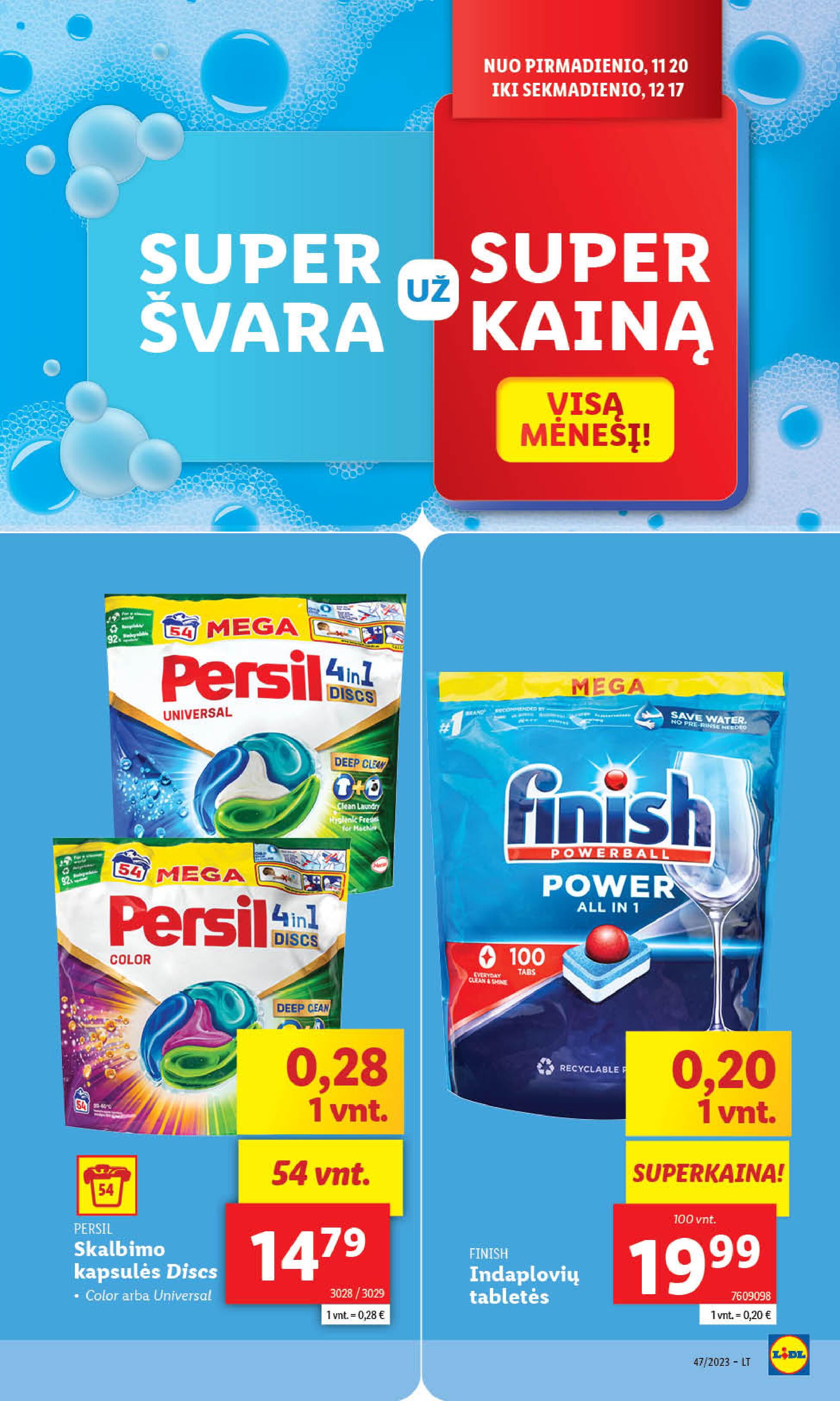 Naujausias LIDL kaininis katalogas 2023.11.20 - 2023.11.26