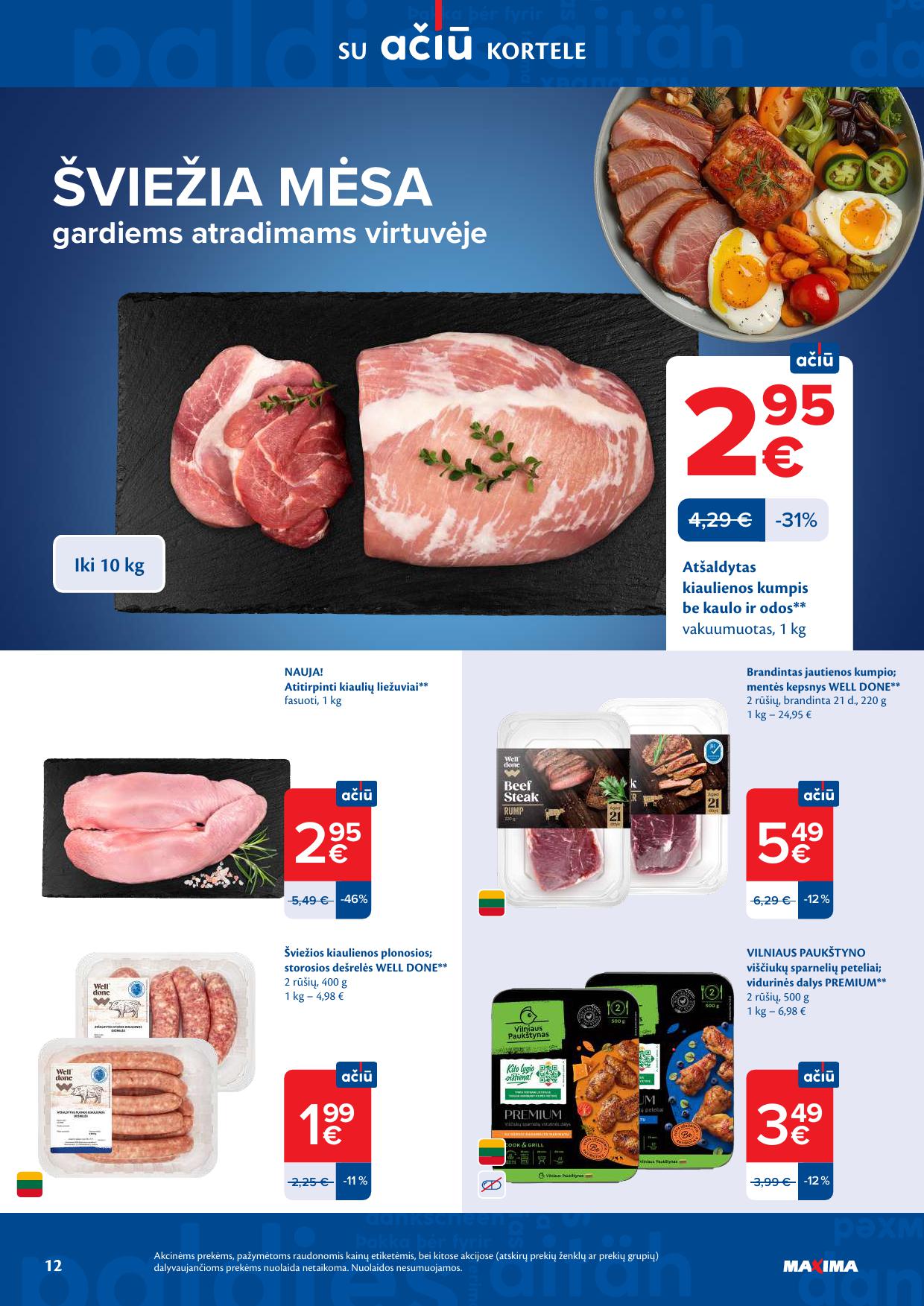 Naujausias MAXIMA kaininis katalogas 2026.03.24 - 2026.03.30