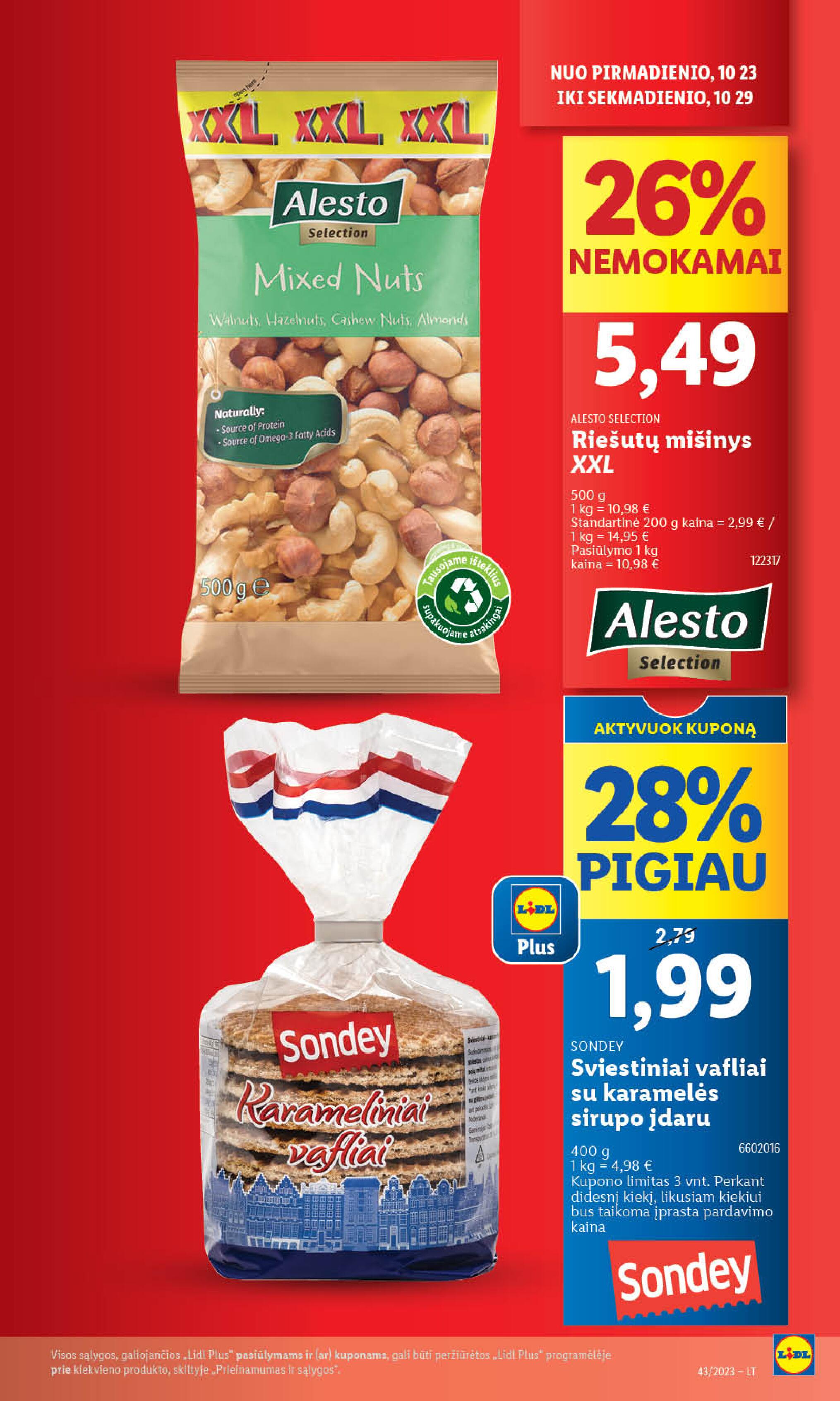 Naujausias LIDL kaininis katalogas 2023.10.23 - 2023.10.29
