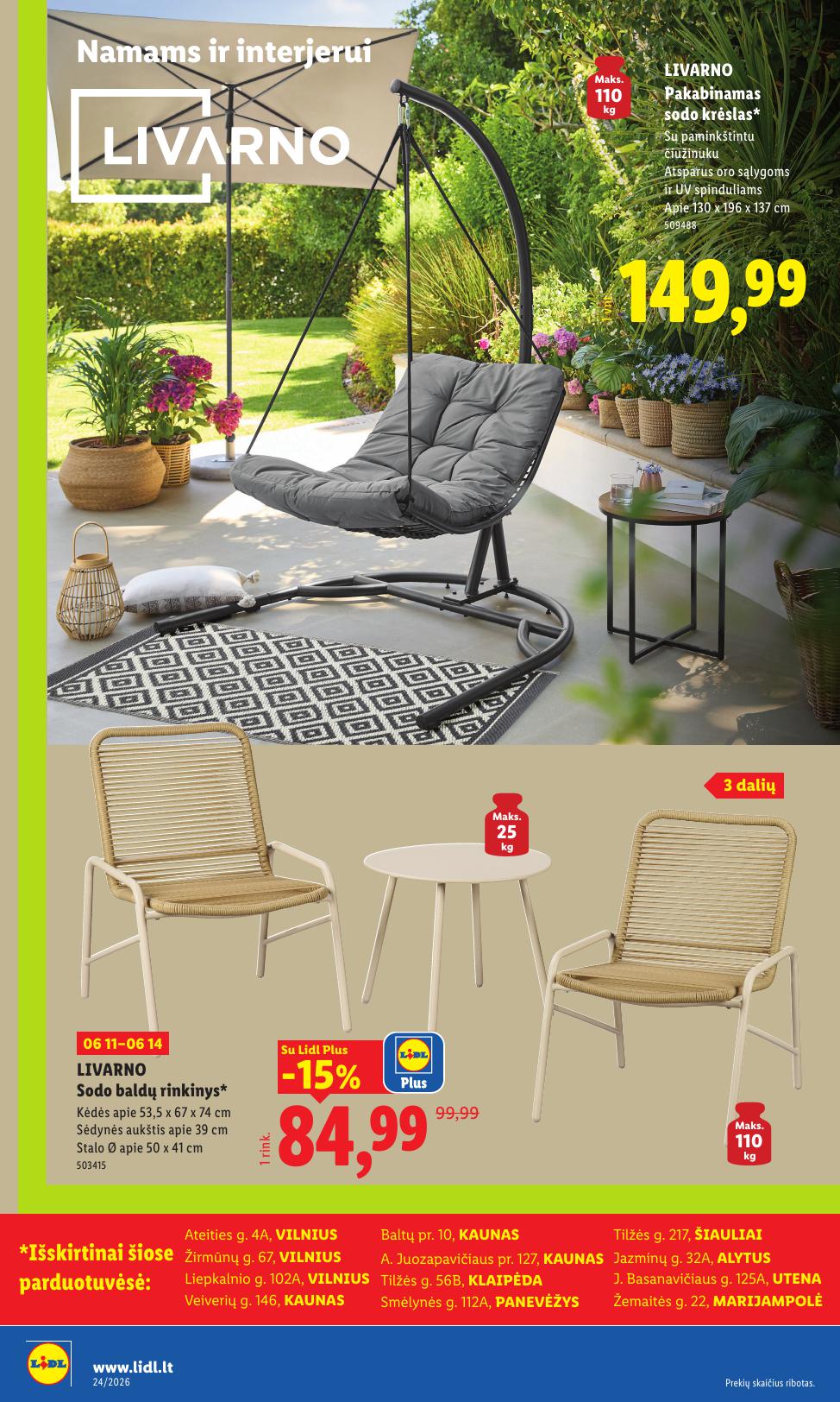 LIDL ne maisto prekių leidinys 2026.06.08 - 2026.06.14