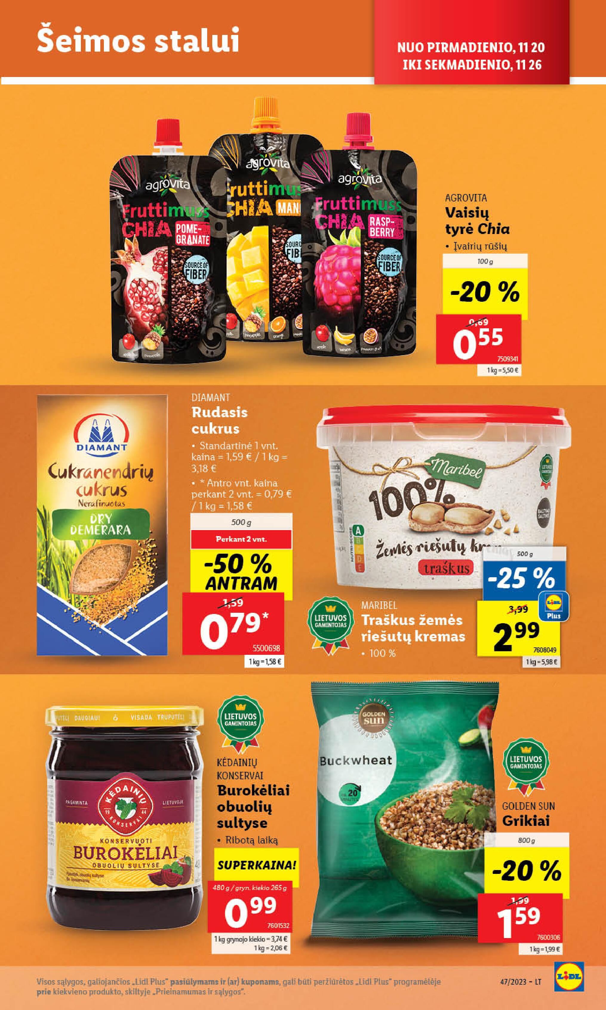 Naujausias LIDL kaininis katalogas 2023.11.20 - 2023.11.26