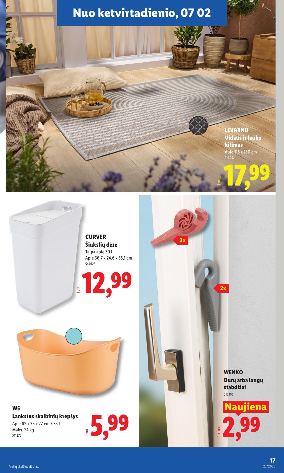LIDL ne maisto prekių leidinys 2026.06.29 - 2026.07.05