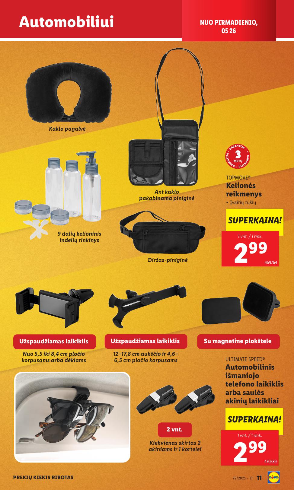 LIDL ne maisto prekių leidinys 2025.05.26 - 2025.06.01