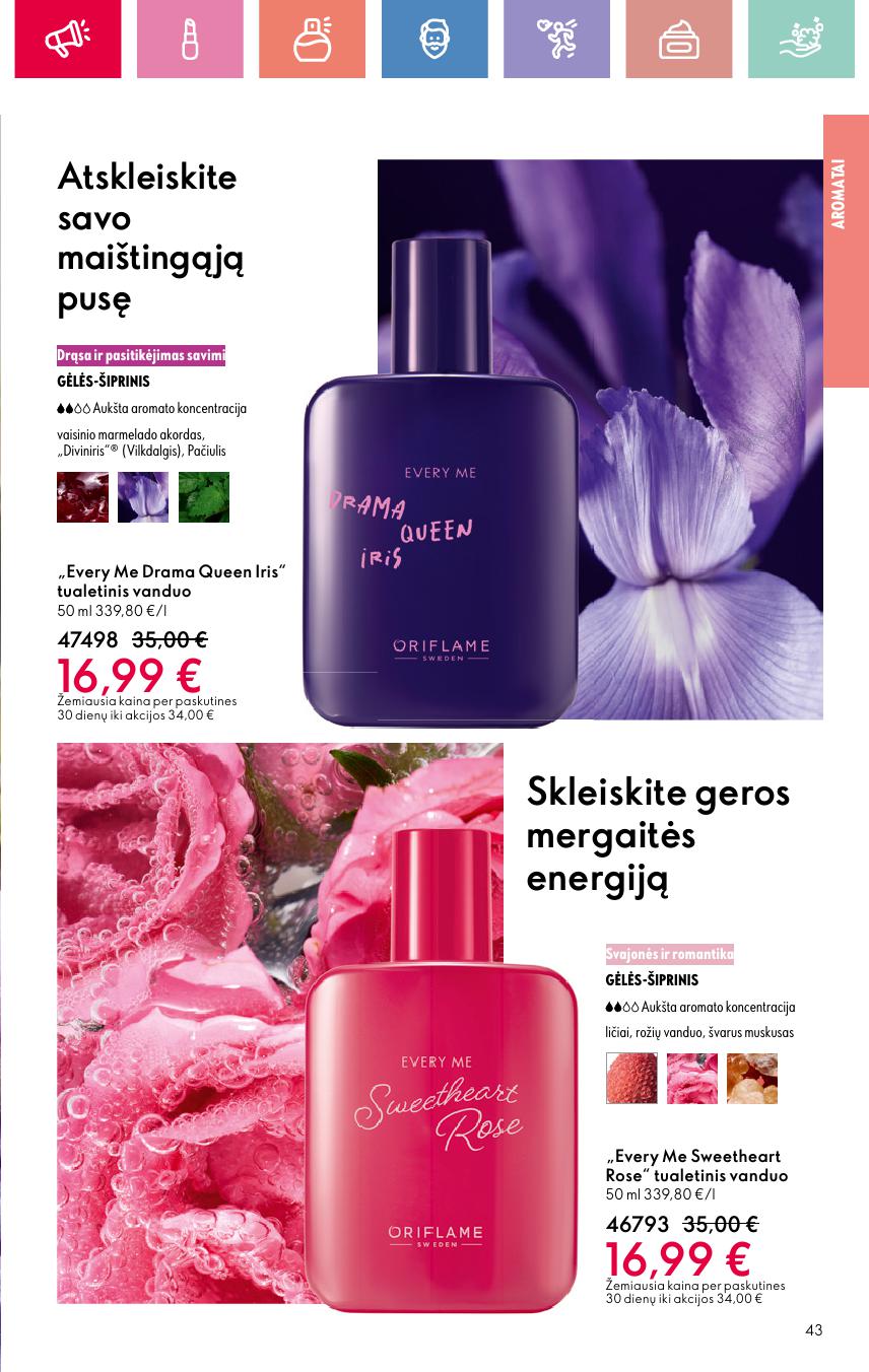 ORIFLAME katalogas galioja 2025.08.03 - 2025.08.23