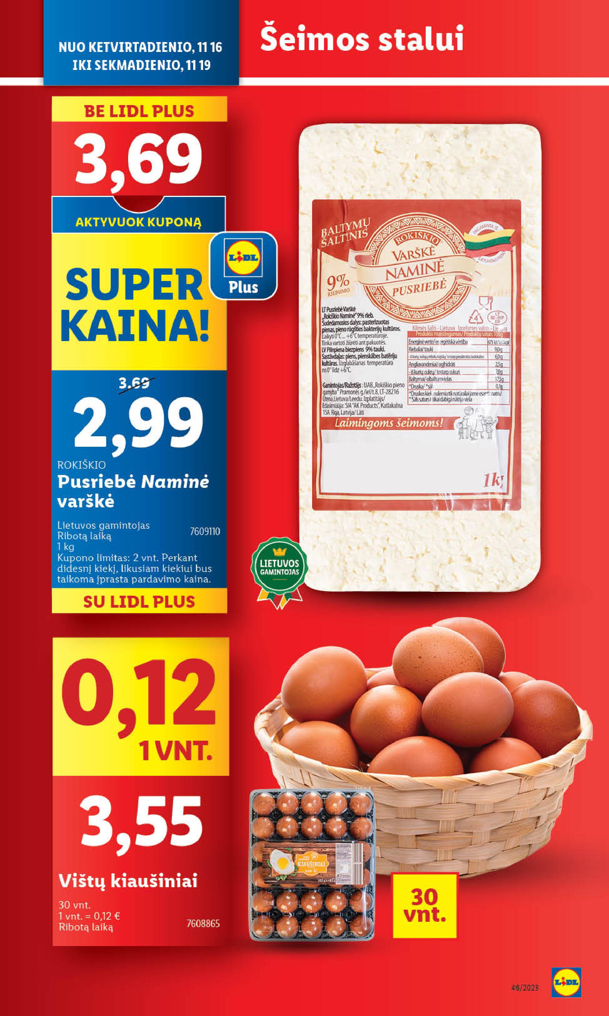 Naujausias LIDL kaininis katalogas 2023.11.13 - 2023.11.19