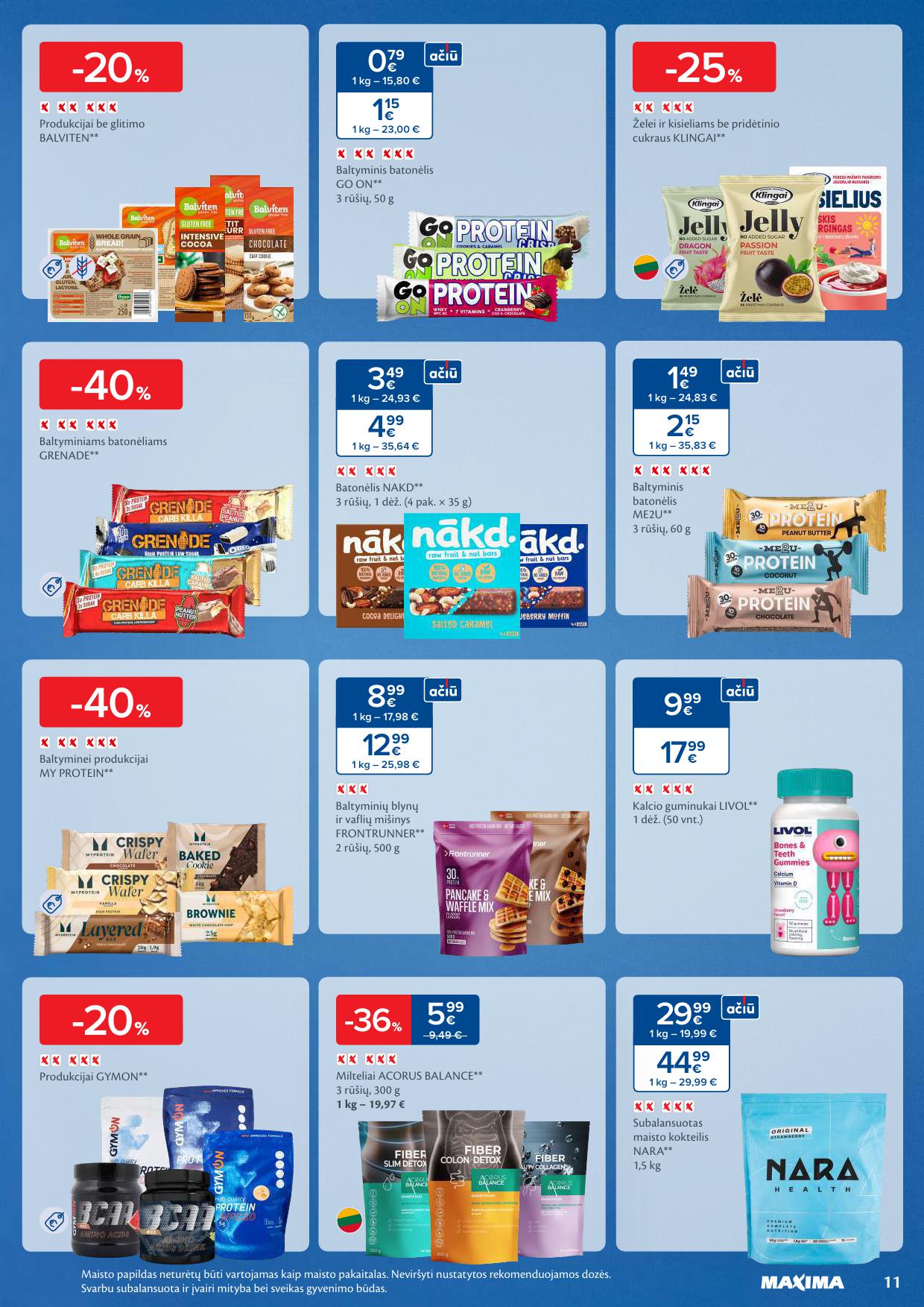 Naujausias MAXIMA kaininis katalogas 2026.01.27 - 2026.02.02