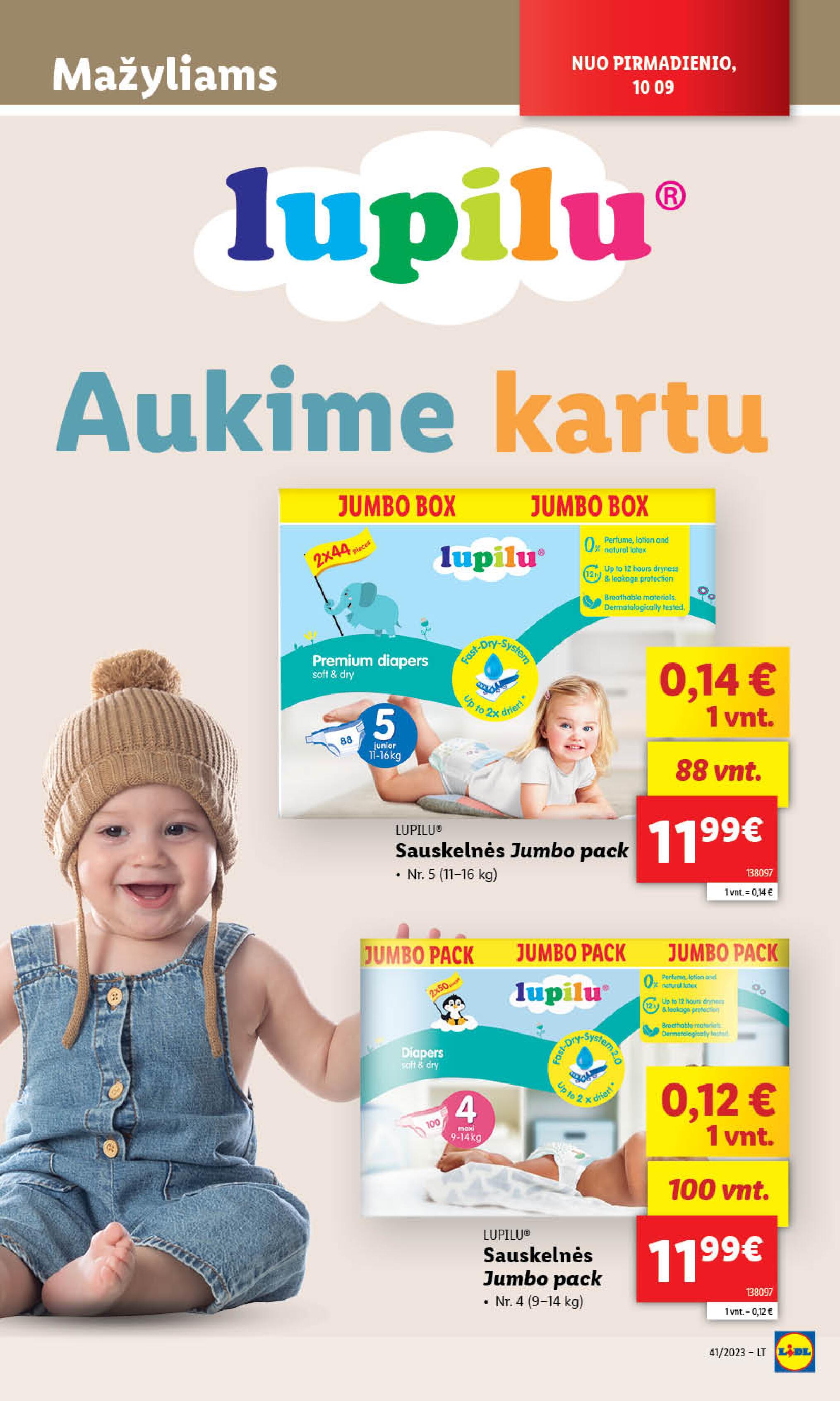 Naujausias LIDL kaininis katalogas 2023.10.09 - 2023.10.15