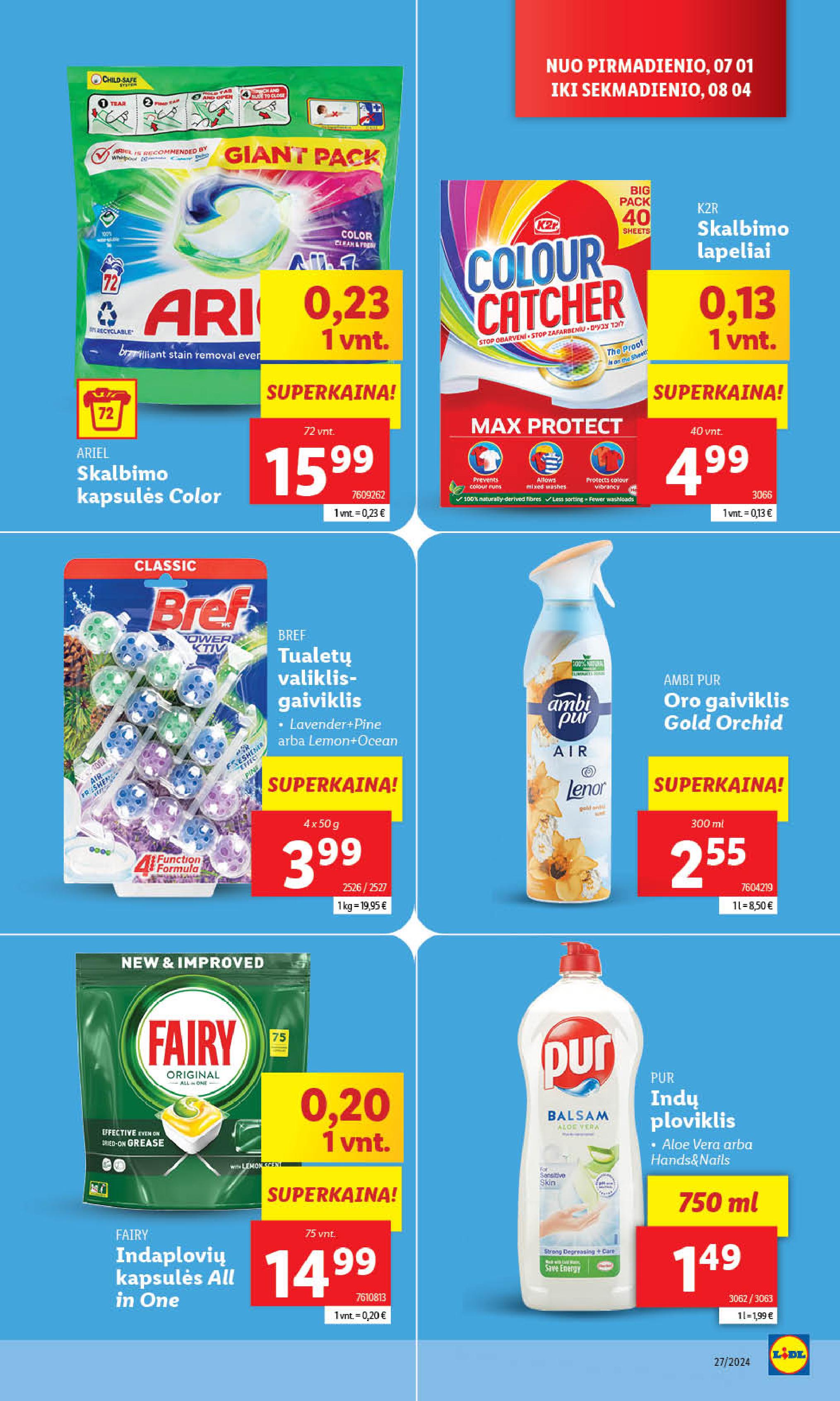 Naujausias LIDL kaininis katalogas 2024.07.01 - 2024.07.07