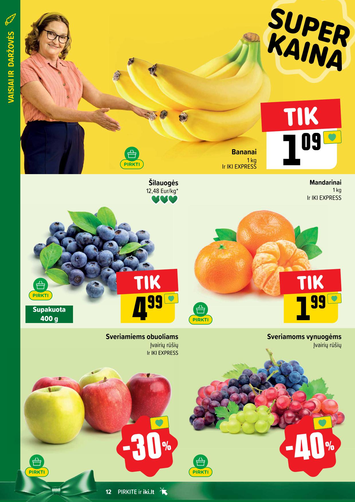 Naujausias IKI kaininis katalogas 2025.11.10 - 2025.11.16