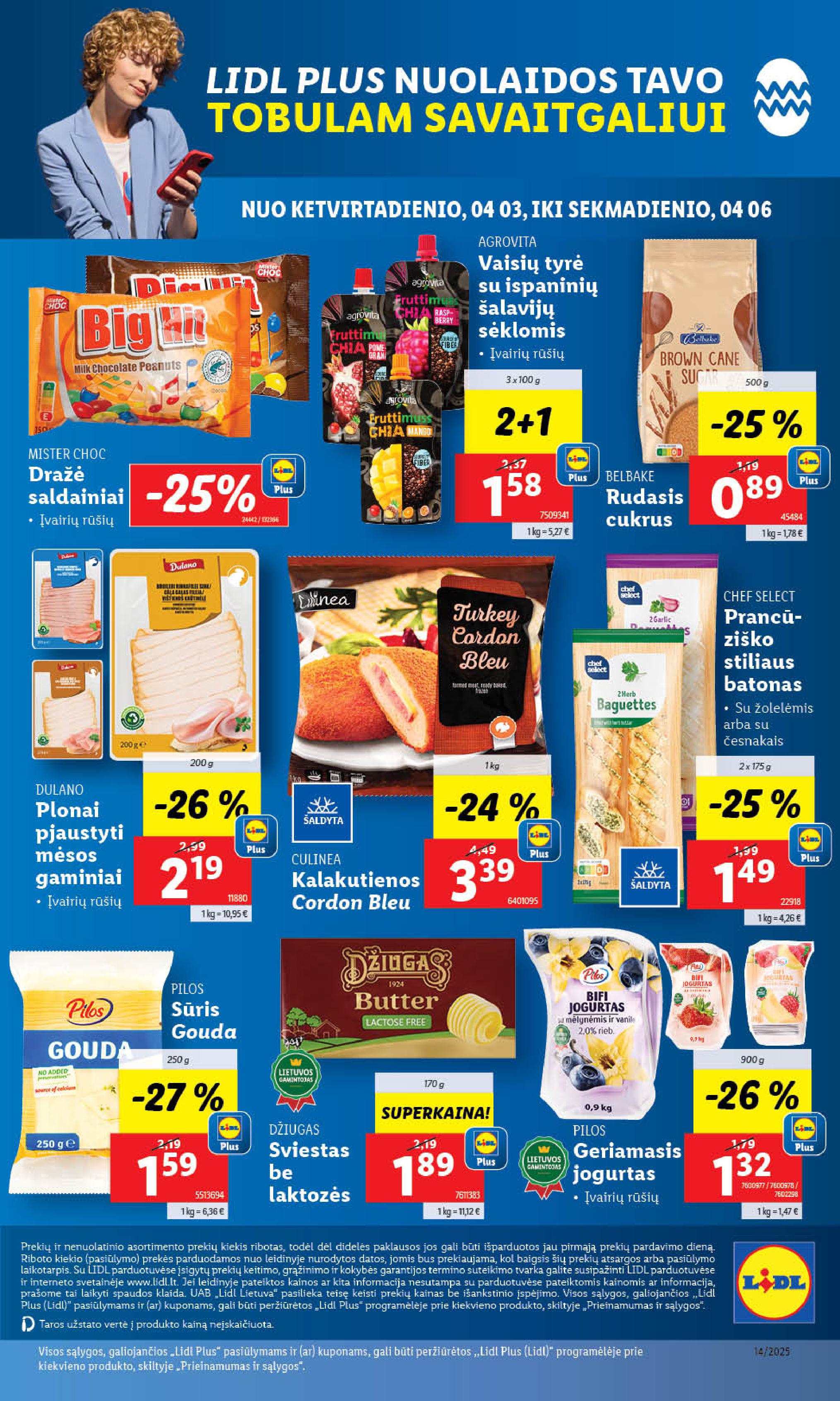 Naujausias LIDL kaininis katalogas 2025.03.31 - 2025.04.06