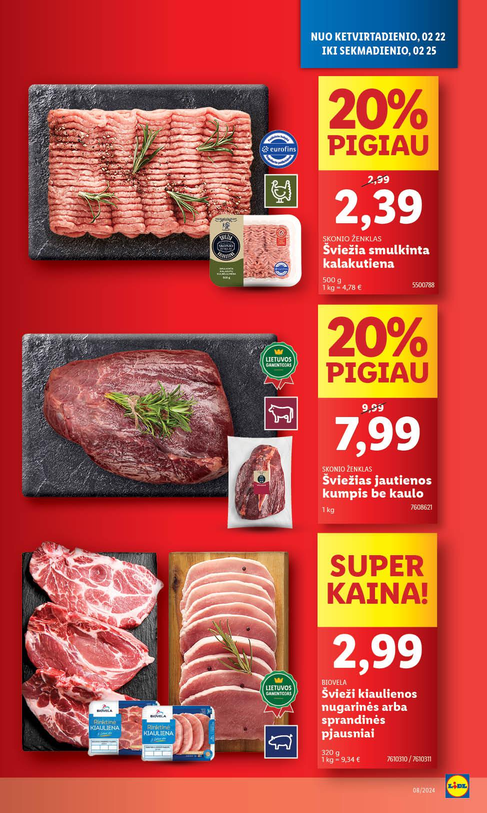 Naujausias LIDL kaininis katalogas 2024.02.19 - 2024.02.25