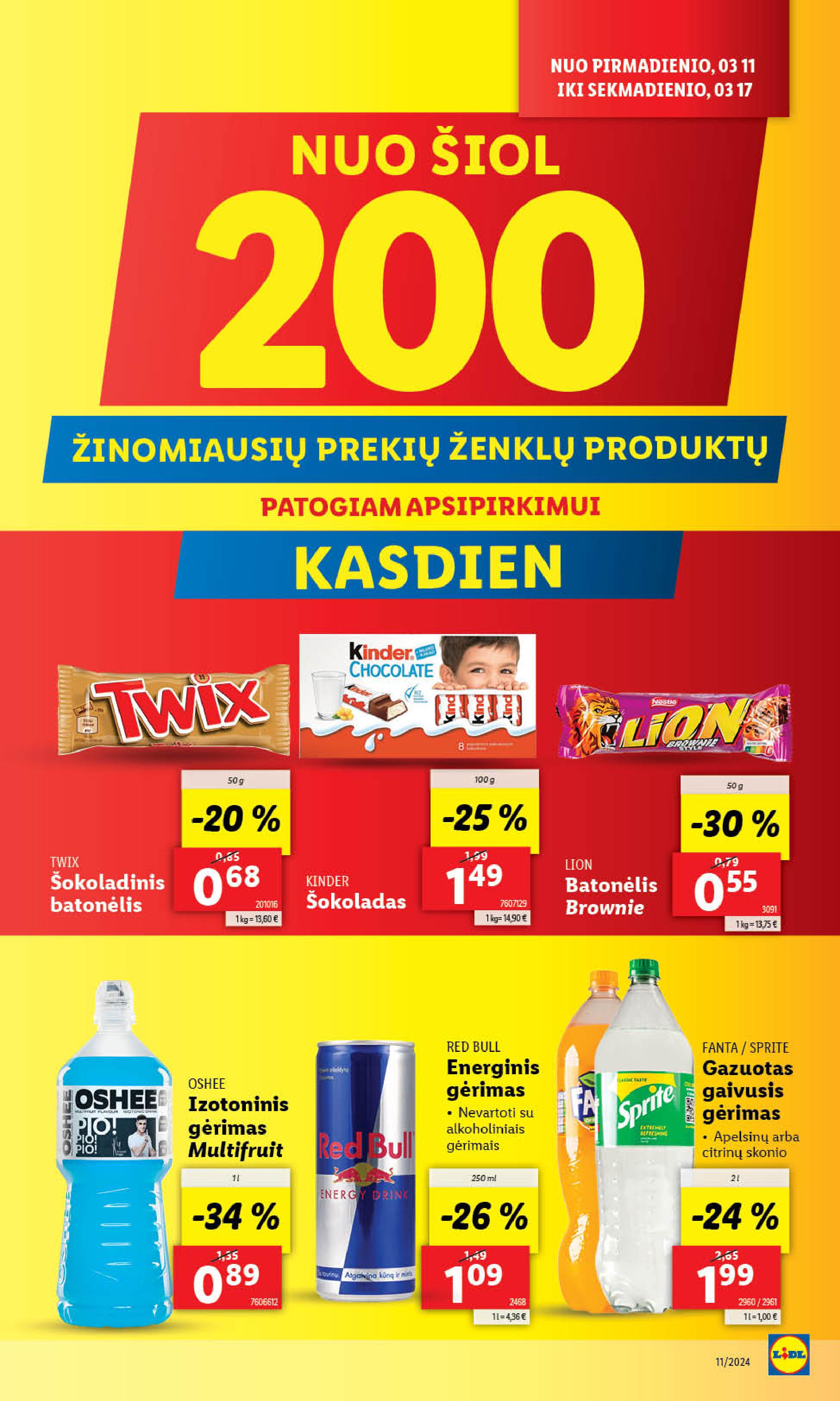 Naujausias LIDL kaininis katalogas 2024.03.11 - 2024.03.17