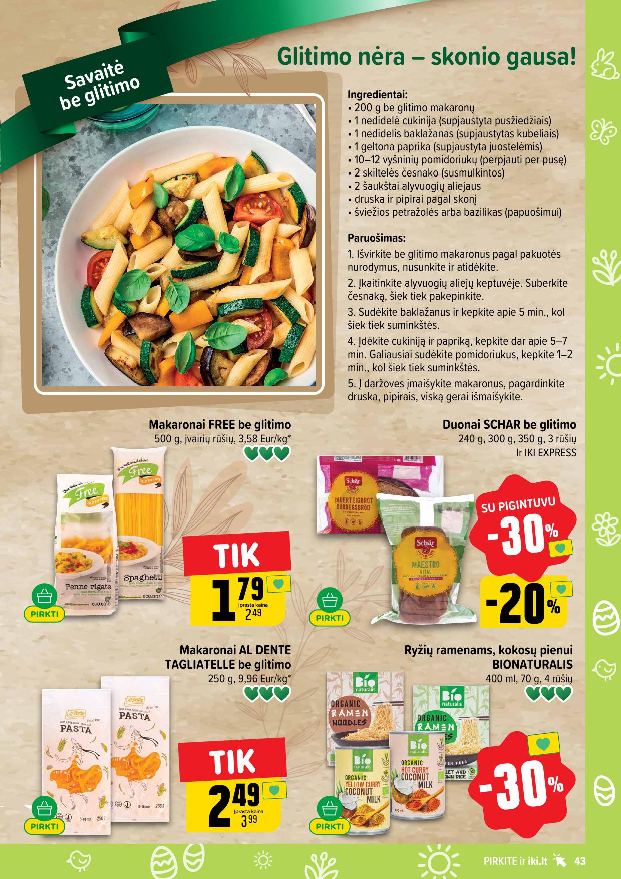 Naujausias IKI kaininis katalogas 2026.03.30 - 2026.04.04