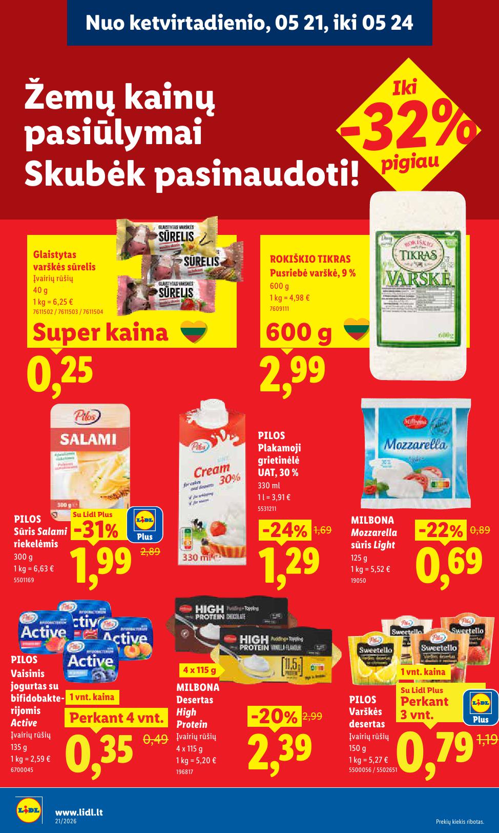 Naujausias LIDL kaininis katalogas 2026.05.18 - 2026.05.24