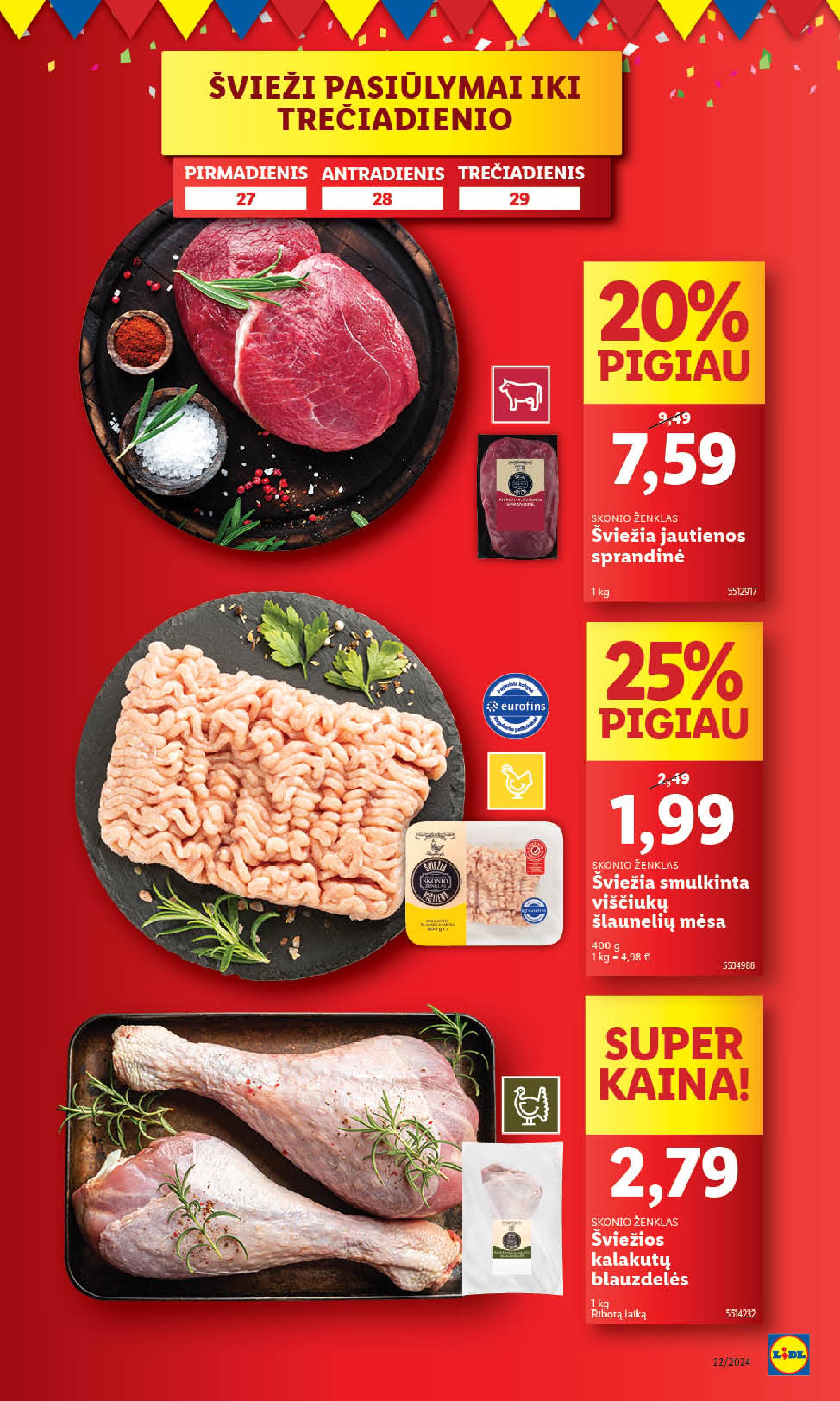 Naujausias LIDL kaininis katalogas 2024.05.27 - 2024.06.02