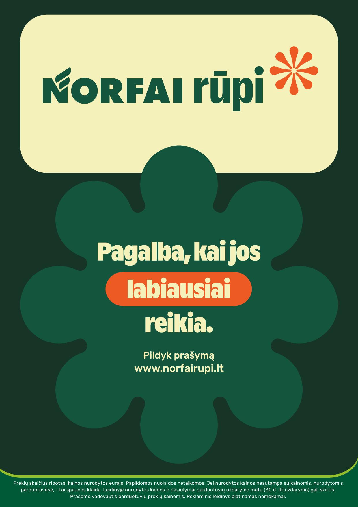Naujausias NORFA kaininis katalogas 2025.08.21 - 2025.09.03