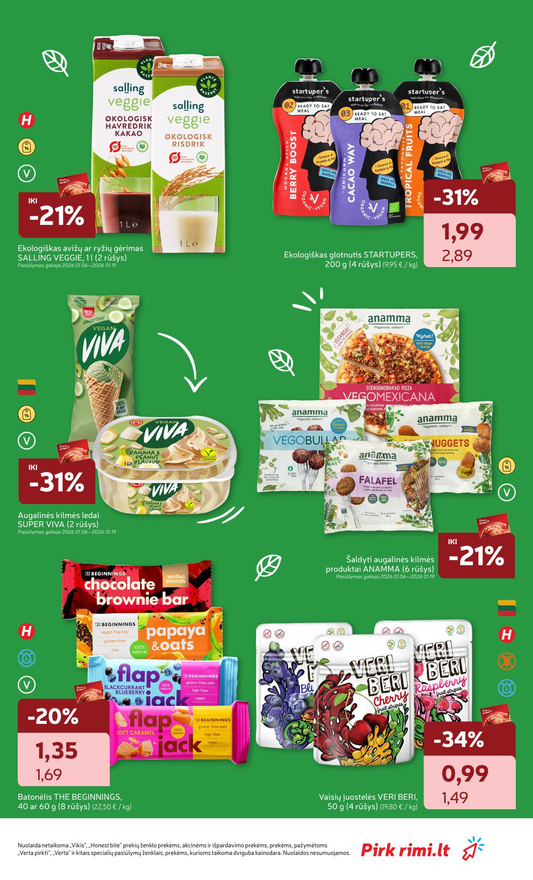 Naujausias RIMI kaininis katalogas 2026.01.13 - 2026.01.19