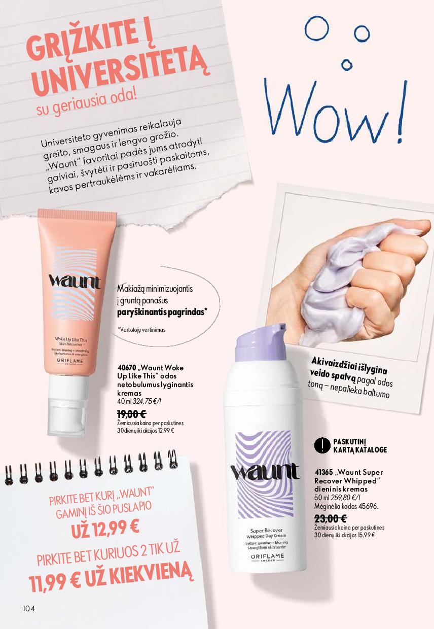 ORIFLAME  katalogas galioja 2026.08.26 - 2026.09.15