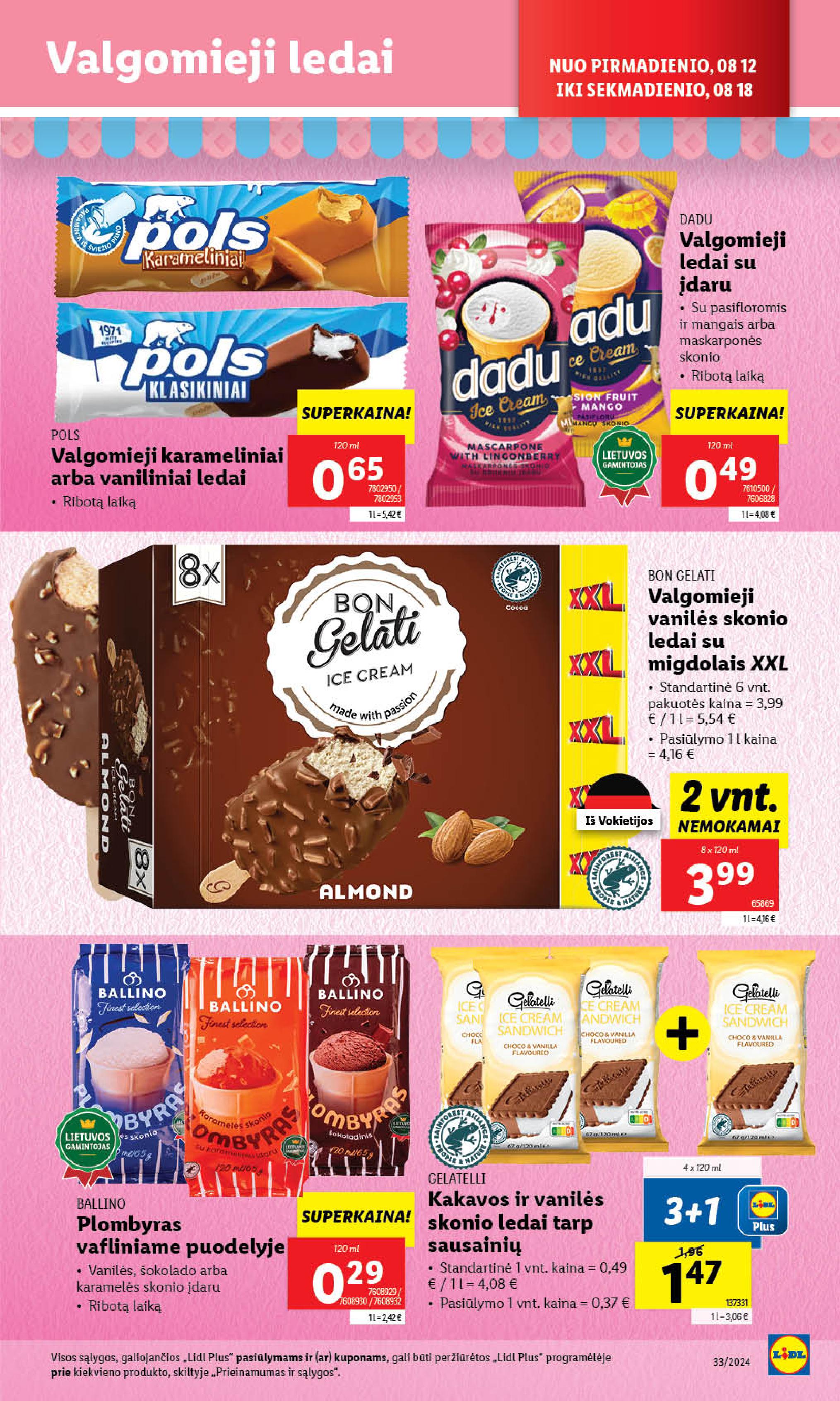 Naujausias LIDL kaininis katalogas 2024.08.12 - 2024.08.18