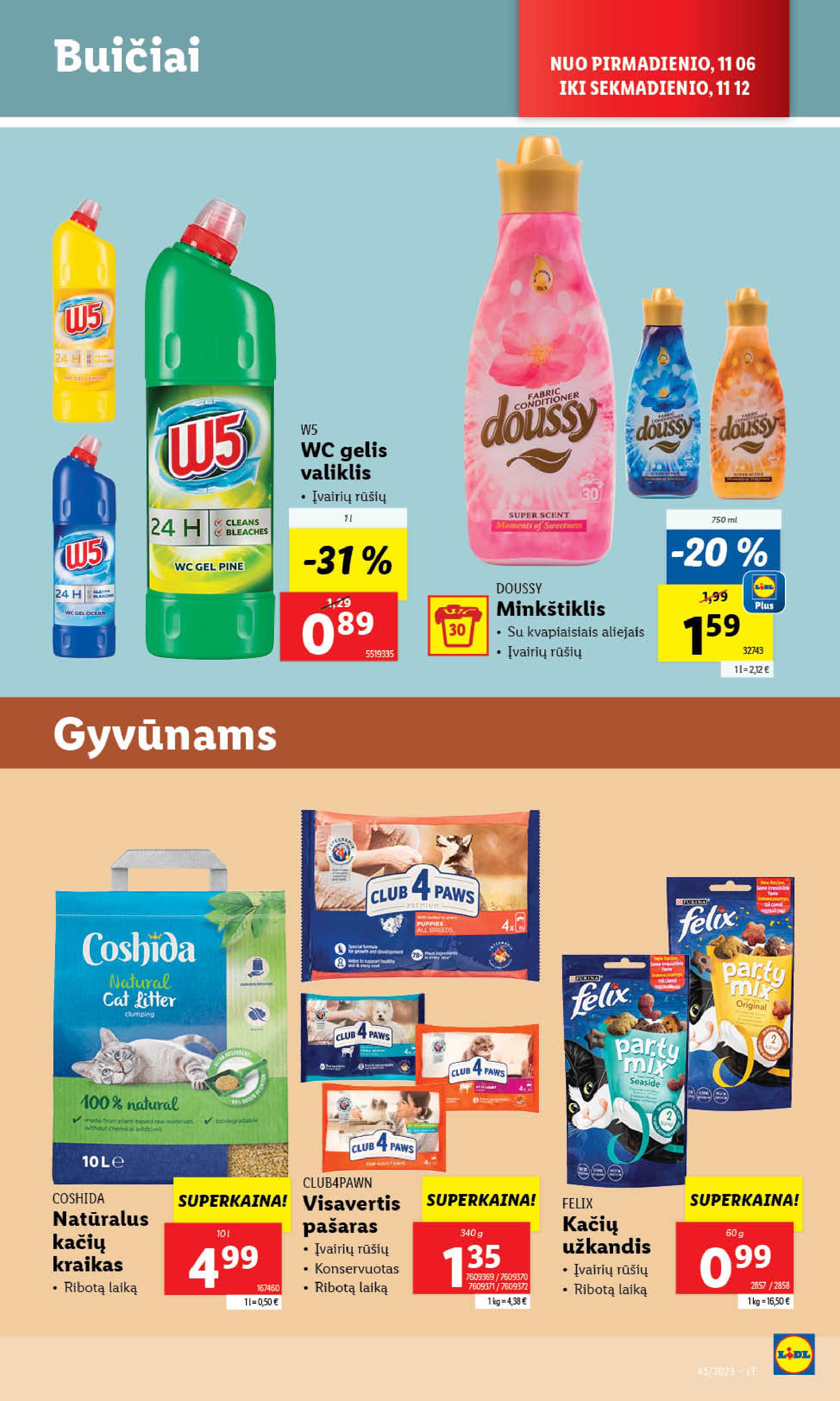 Naujausias LIDL kaininis katalogas 2023.11.06 - 2023.11.12