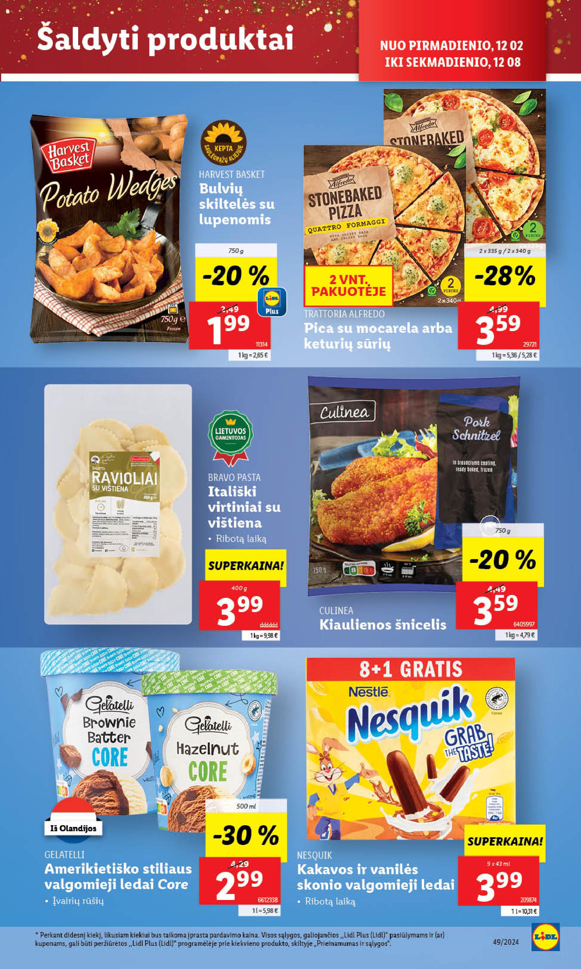 Naujausias LIDL kaininis katalogas 2024.12.02 - 2024.12.08