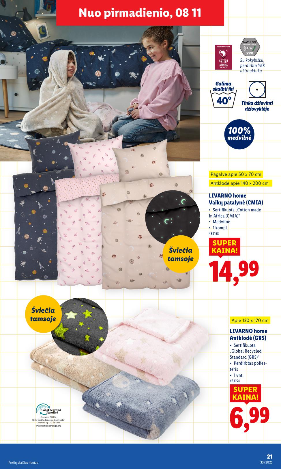 LIDL ne maisto prekių leidinys 2025.08.11 - 2025.08.17