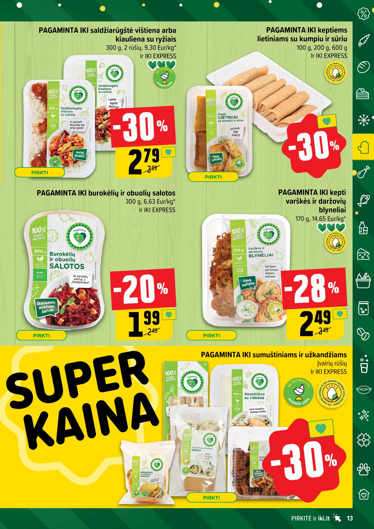 Naujausias IKI kaininis katalogas 2024.12.09 - 2024.12.15