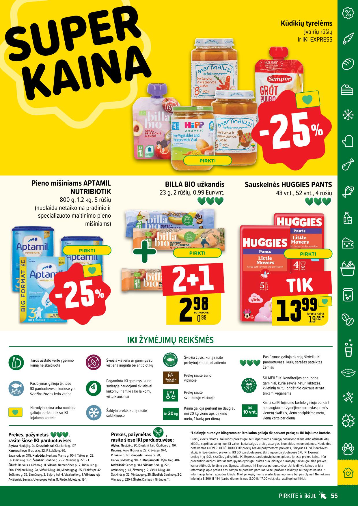 Naujausias IKI kaininis katalogas 2025.03.03 - 2025.03.09