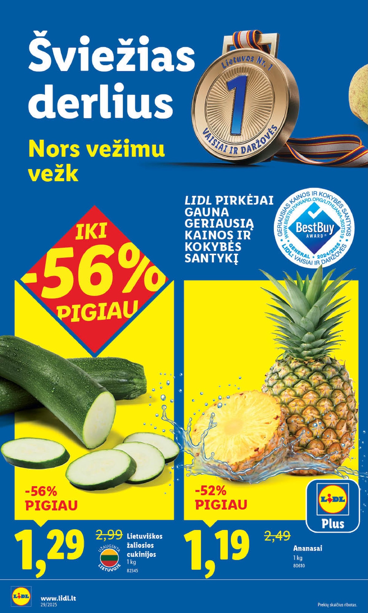 Naujausias LIDL kaininis katalogas 2025.07.14 - 2025.07.20