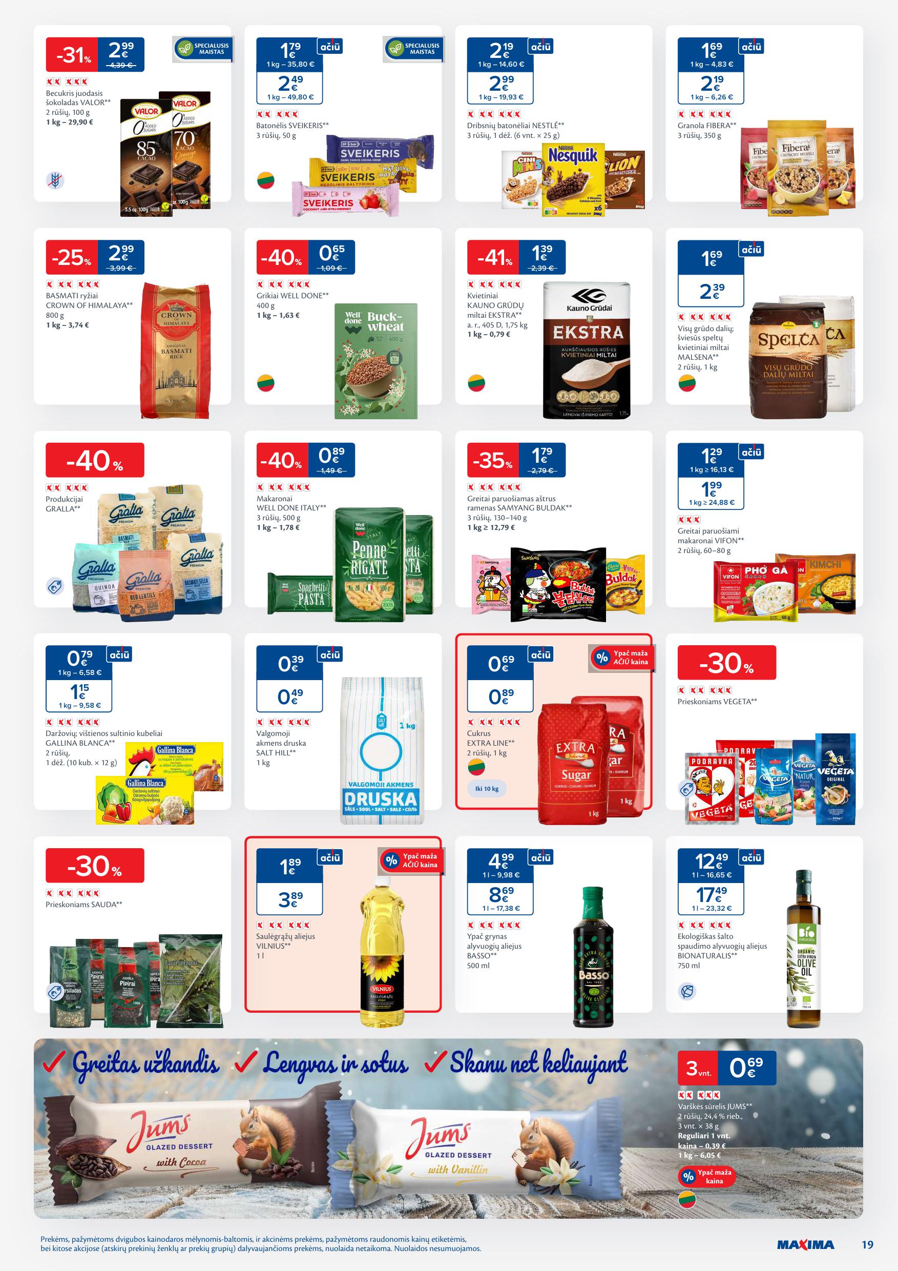 Naujausias MAXIMA kaininis katalogas 2025.12.09 - 2025.12.15