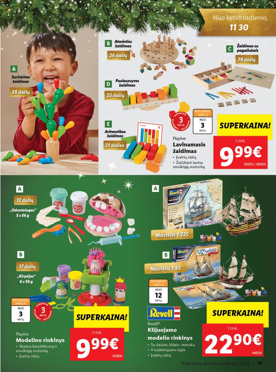 LIDL Kalėdinių dovanų katalogas "Sukurkime Kalėdų stebuklą"