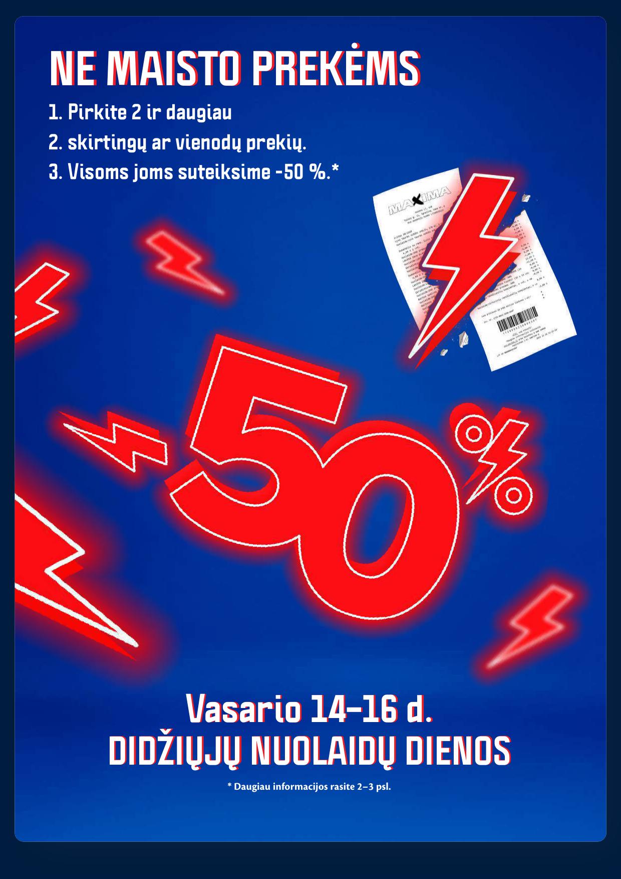 Naujausias MAXIMA kaininis katalogas 2025.02.11 - 2025.02.17