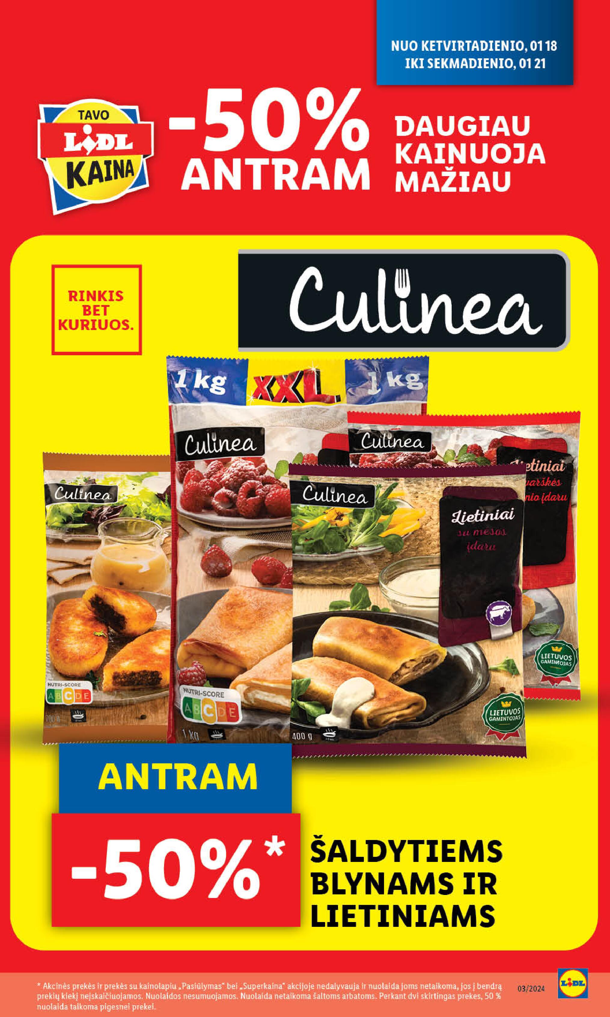 Naujausias LIDL kaininis katalogas 2024.01.15 - 2024.01.21
