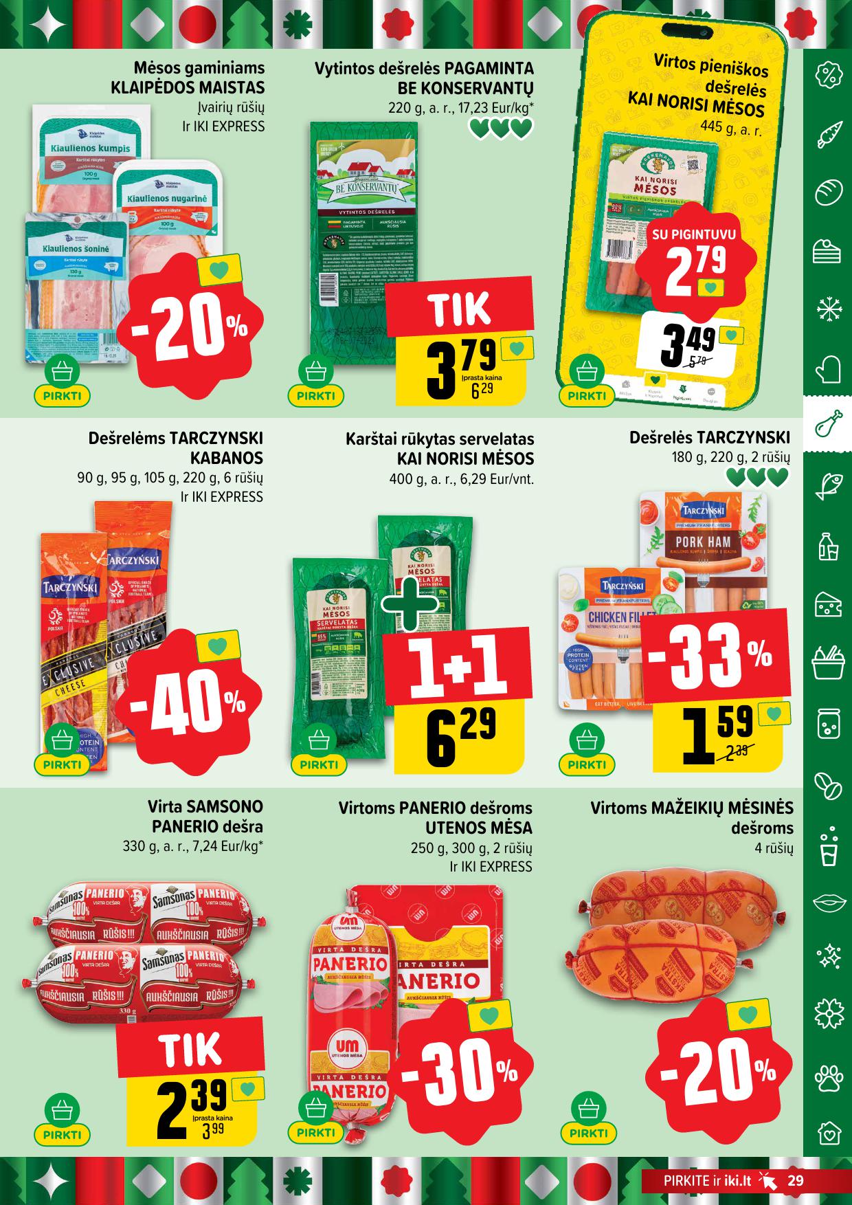 Naujausias IKI kaininis katalogas 2025.12.08 - 2025.12.14