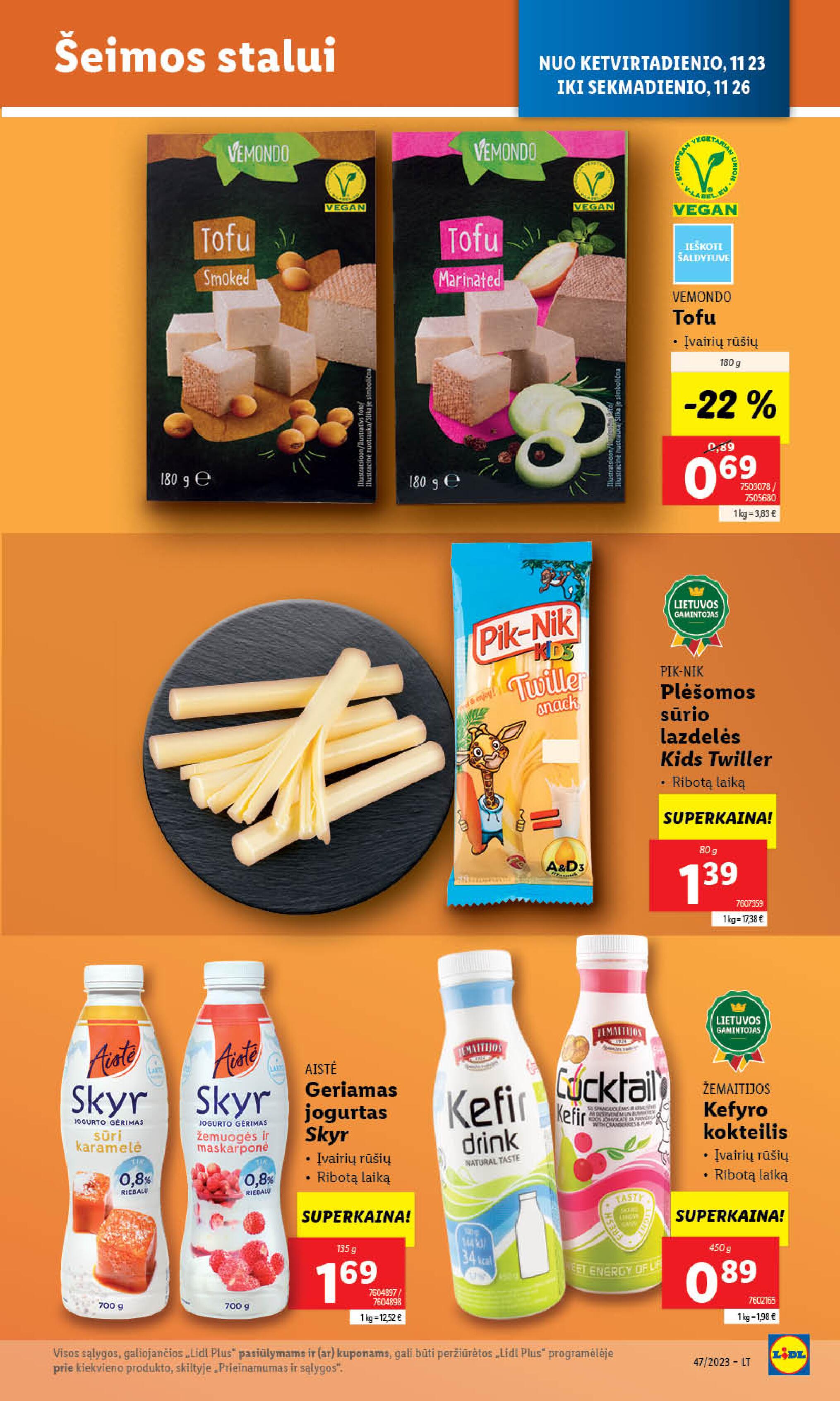 Naujausias LIDL kaininis katalogas 2023.11.20 - 2023.11.26