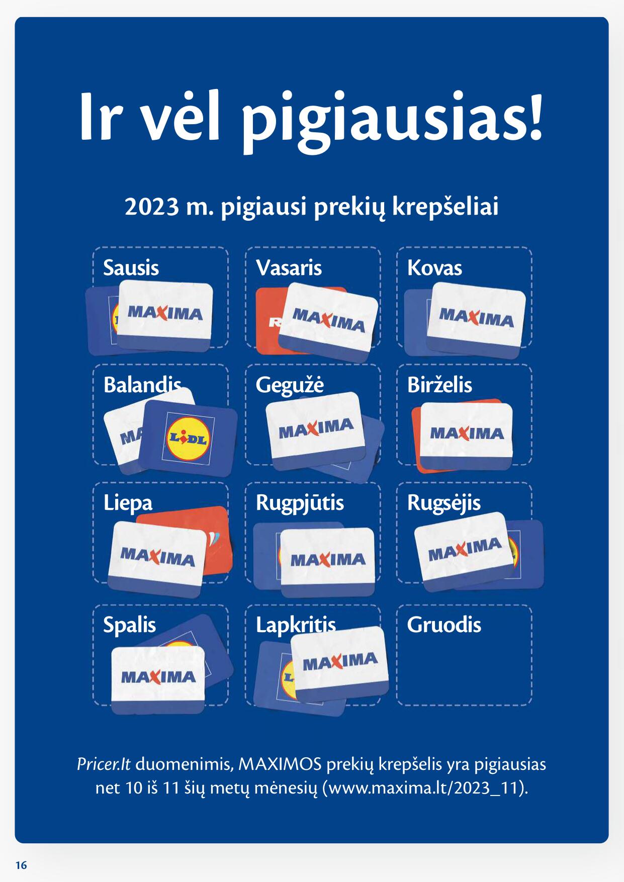 Naujausias MAXIMA kaininis katalogas 2023.12.27 - 2024.01.02