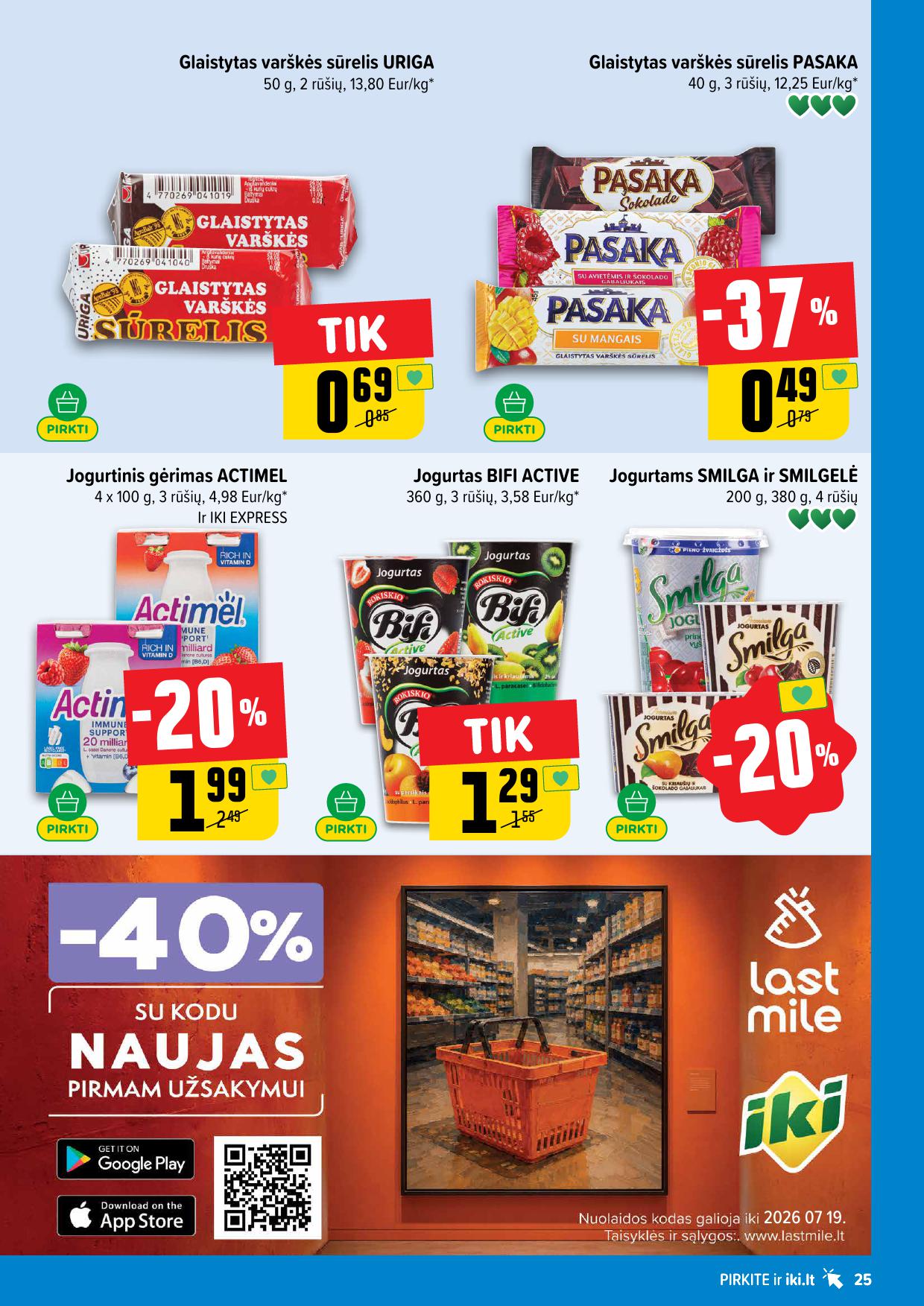 IKI SAVAITĖLĖ akcijų ir nuolaidų leidinys Nr.27 2026.06.29 - 2026.07.05