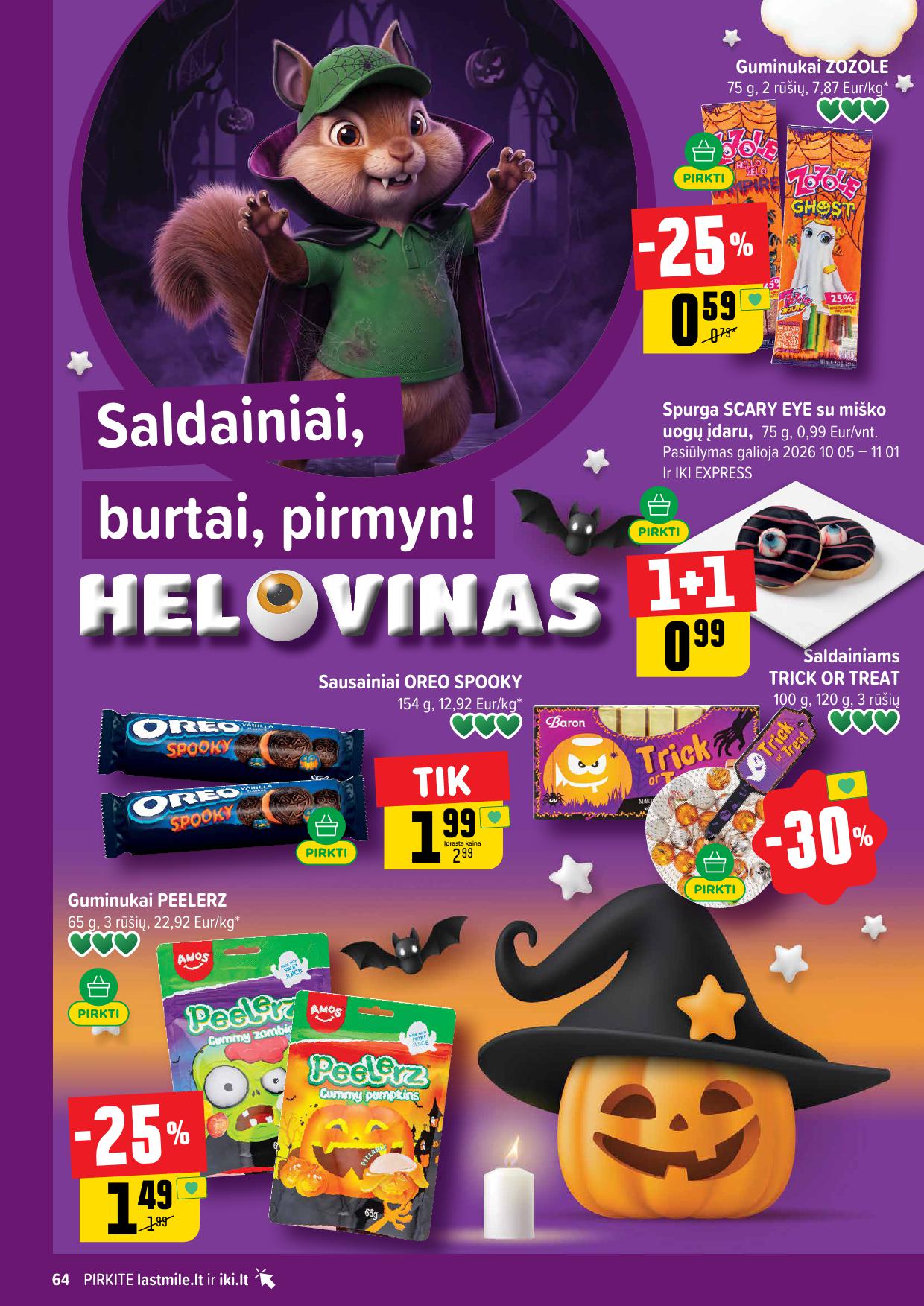 Naujausias IKI kaininis katalogas 2026.10.05 - 2026.10.11