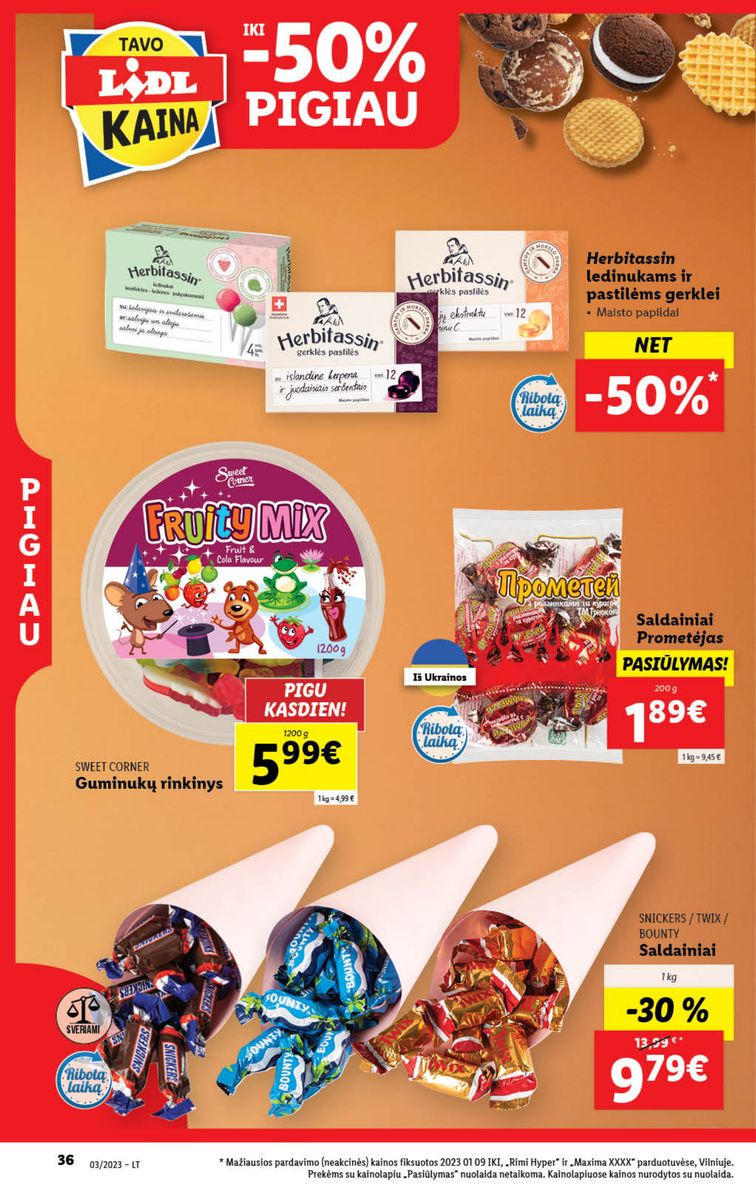 Naujausias LIDL kaininis katalogas 2023.01.16 - 2023.01.22
