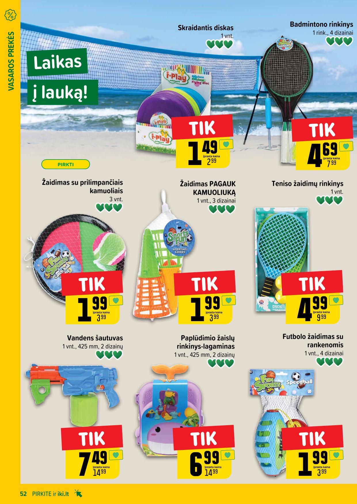 Naujausias IKI kaininis katalogas 2025.05.12 - 2025.05.18