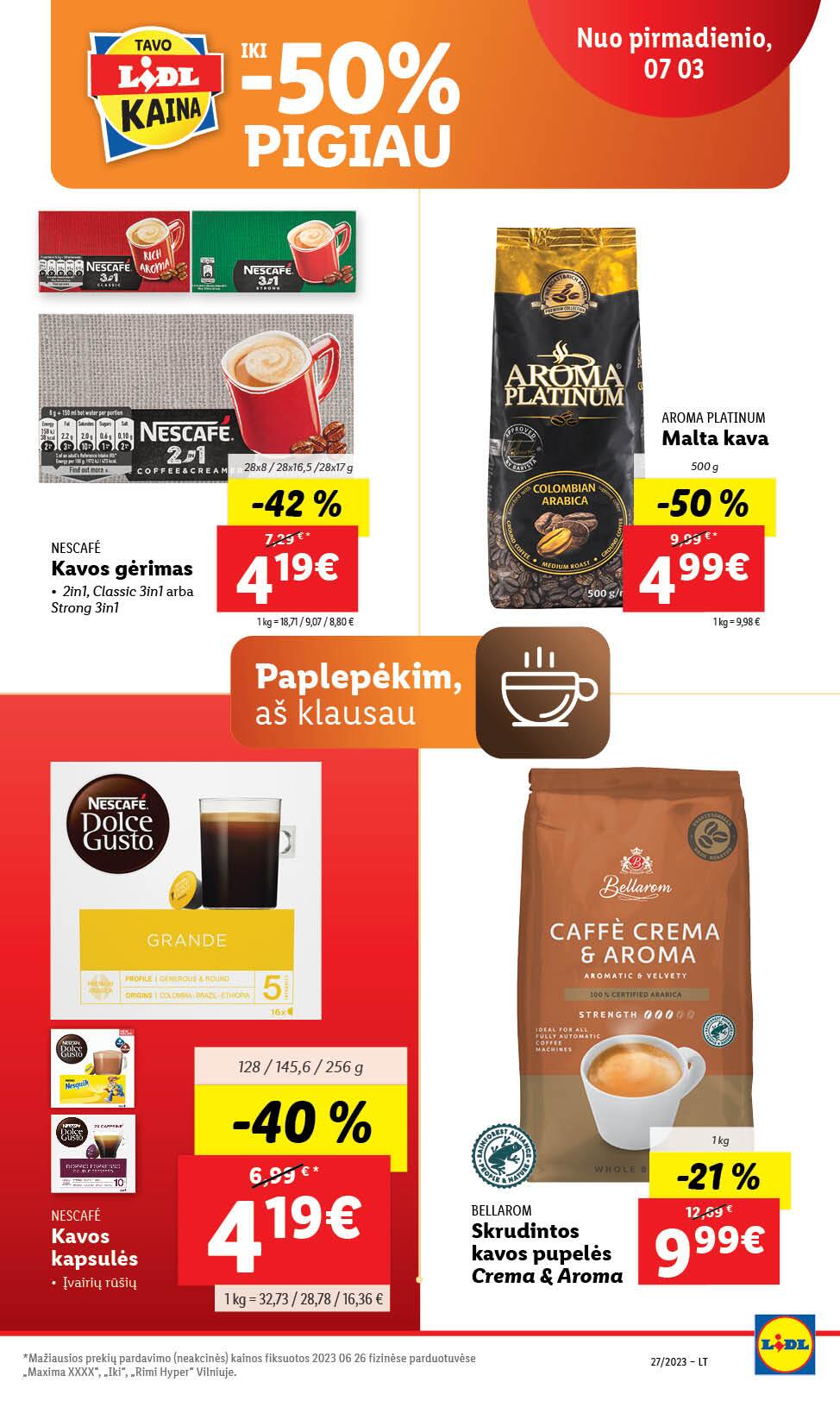 Naujausias LIDL kaininis katalogas 2023.07.03 - 2023.07.09