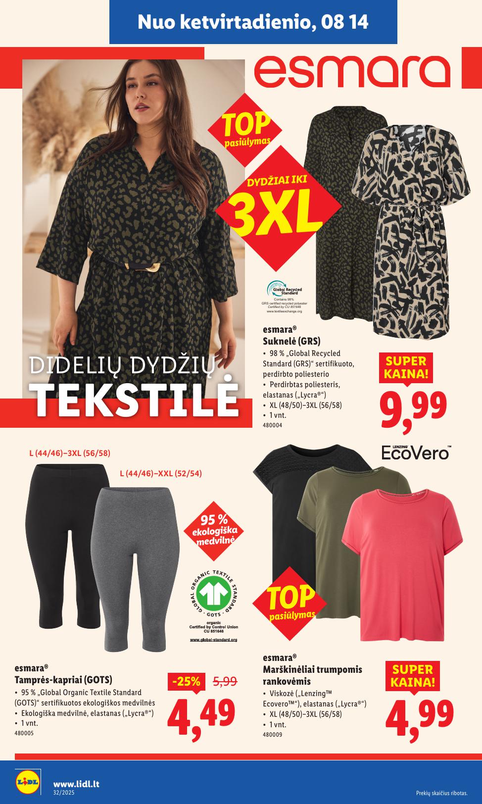 LIDL ne maisto prekių leidinys 2025.08.11 - 2025.08.17