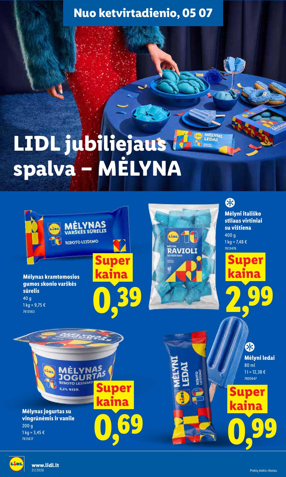 Naujausias LIDL kaininis katalogas 2026.05.18 - 2026.05.24