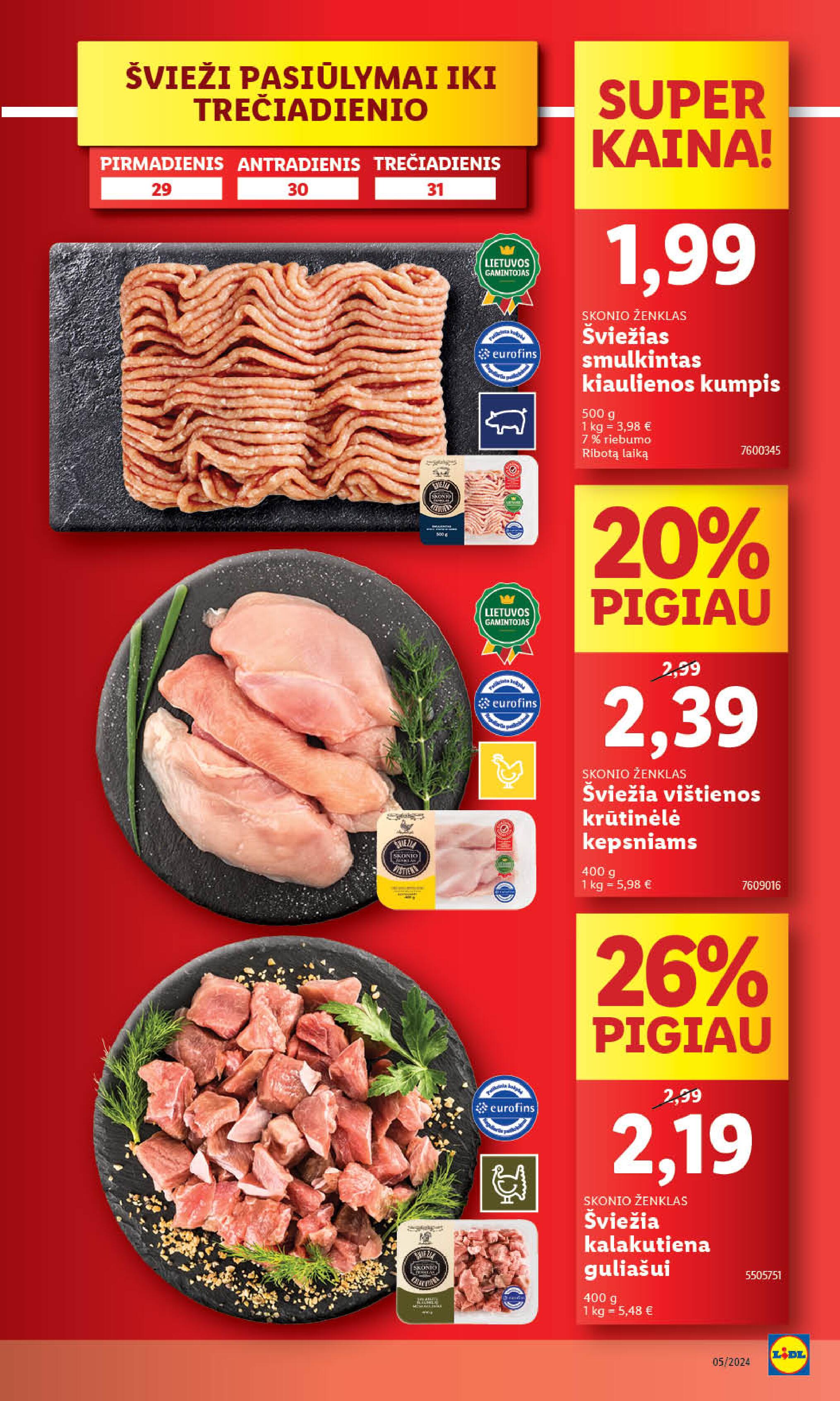 Naujausias LIDL kaininis katalogas 2024.01.29 - 2024.02.04