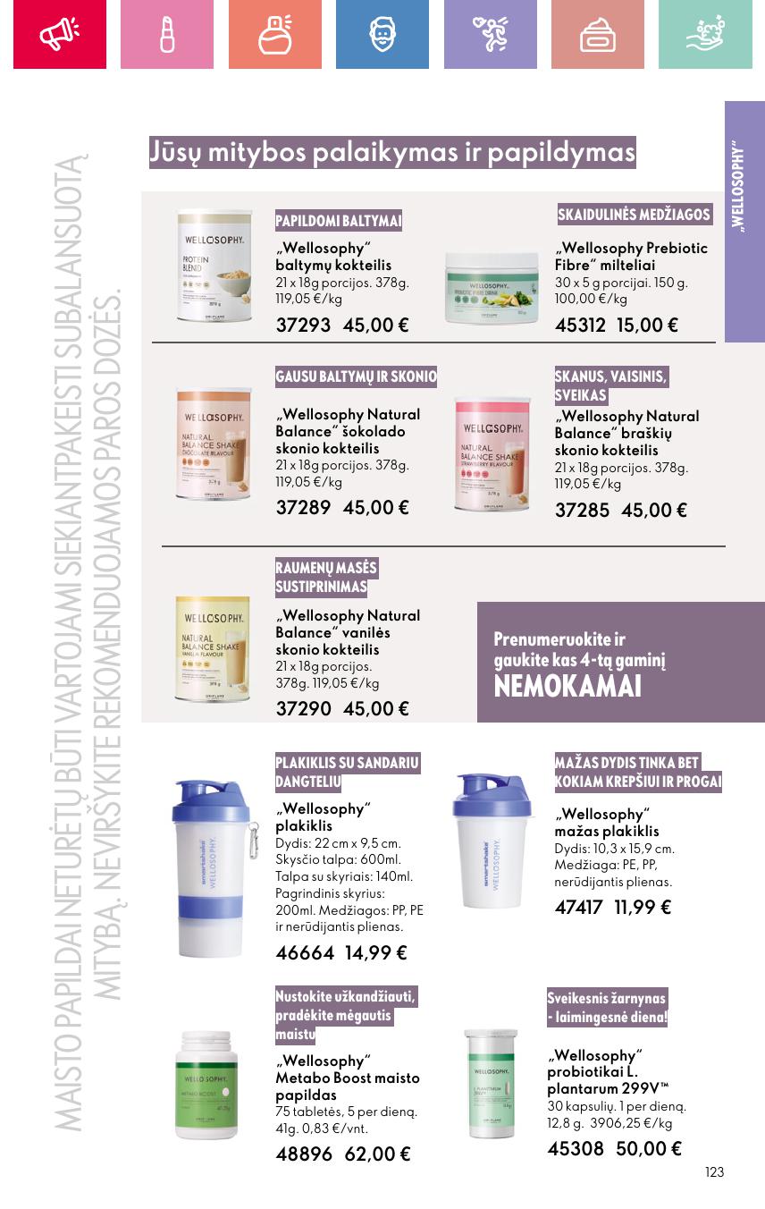 ORIFLAME katalogas galioja 2025.08.03 - 2025.08.23