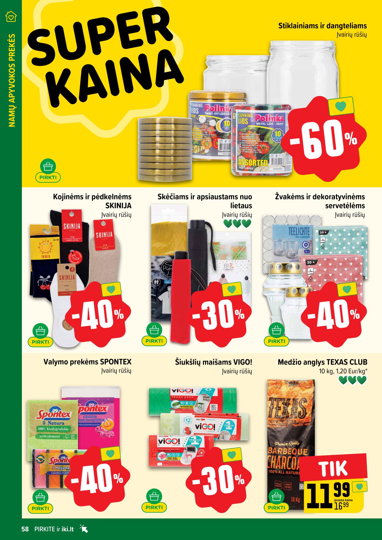 Naujausias IKI kaininis katalogas 2025.08.04 - 2025.08.10