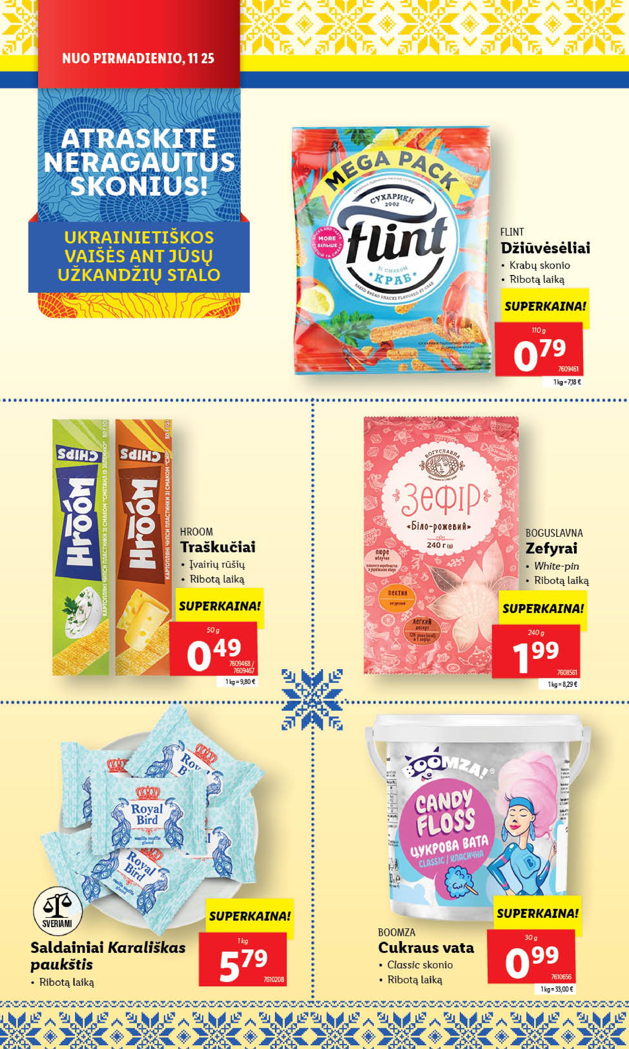 Naujausias LIDL kaininis katalogas 2024.11.25 - 2024.12.01
