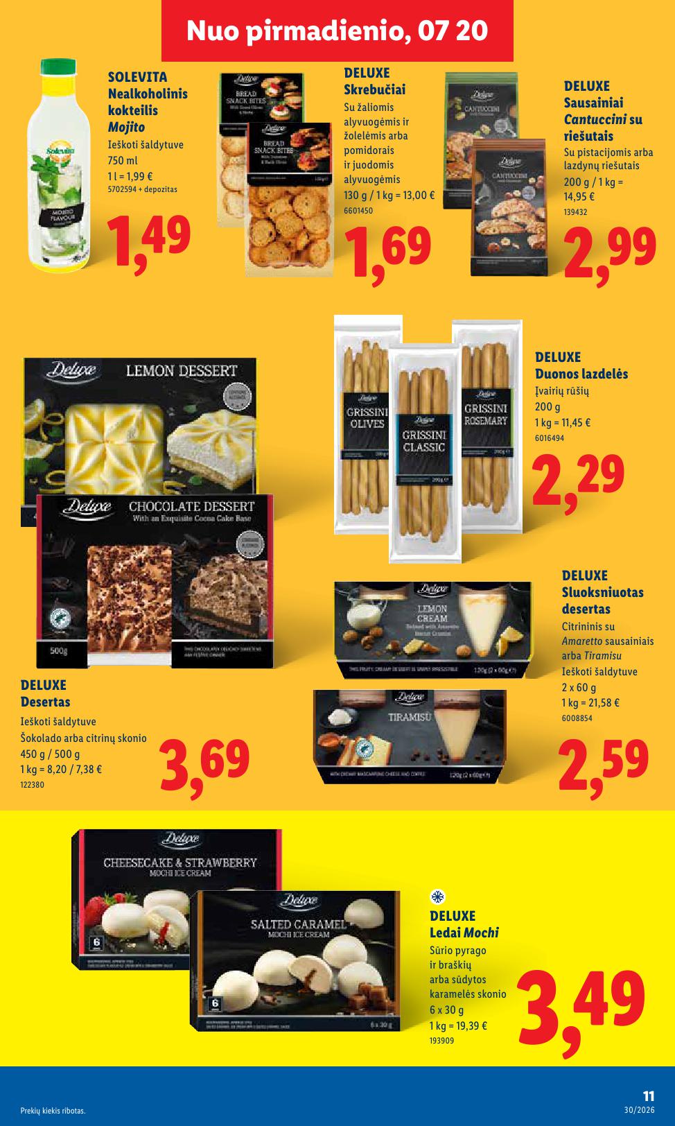 Naujausias LIDL kaininis katalogas 2026.07.20 - 2026.07.26